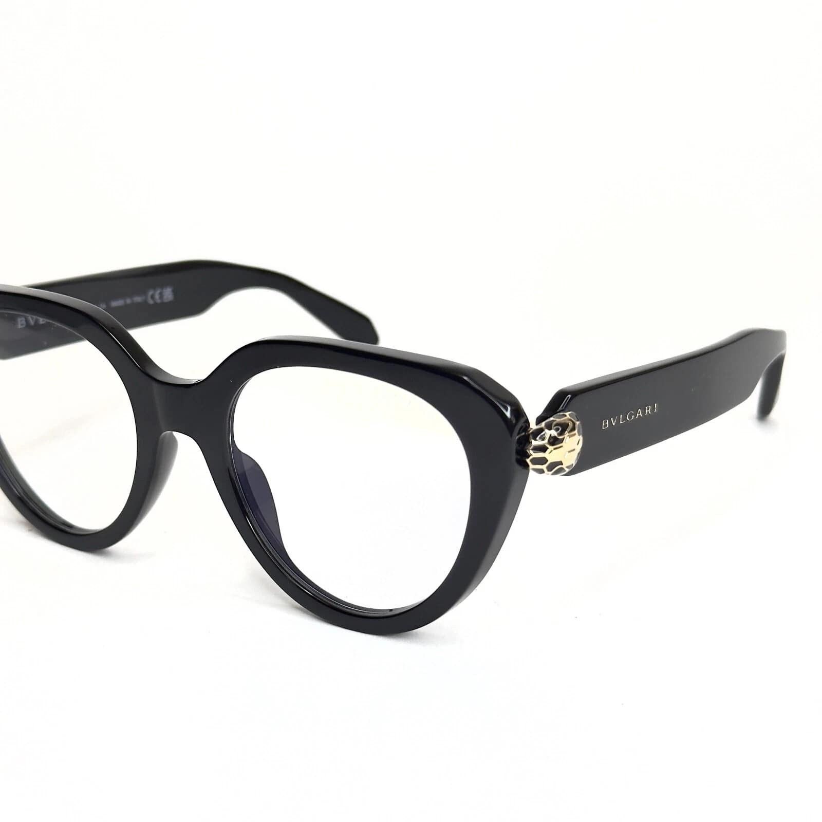 Bvlgari BVLGARI 50003 Serpenti BV50003I Black Optical Eyeglass Style Size ONE SIZE - 6 Thumbnail