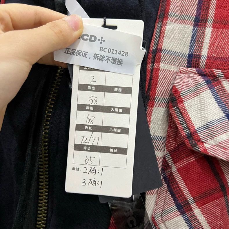 Greg Lauren greg lauren Color blocking plaid distressed hooded jacket 2 Size US M / EU 48-50 / 2 - 6 Thumbnail