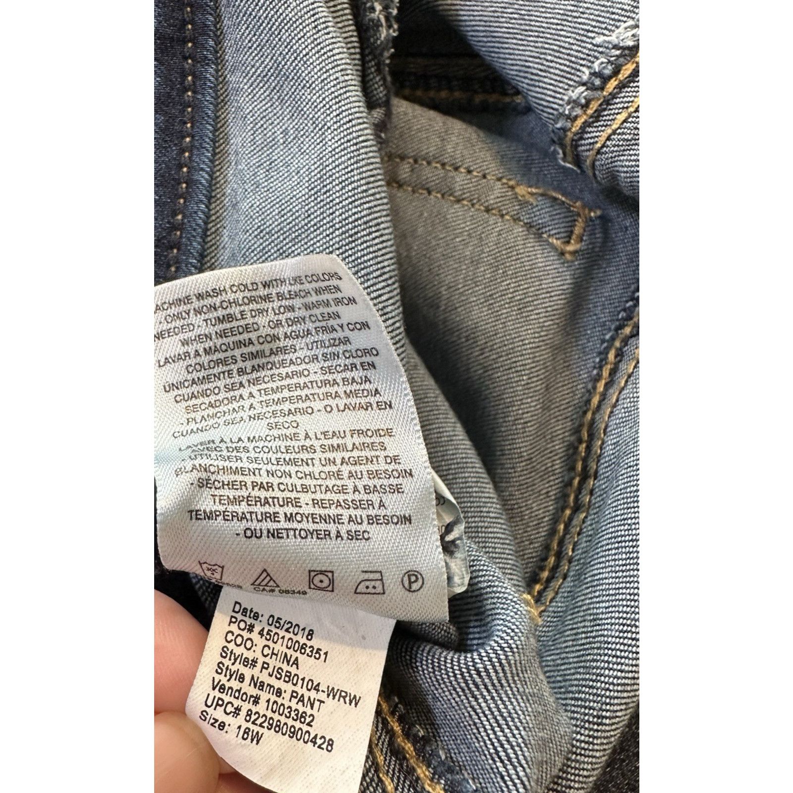 Jessica Simpson Jessica Simpson Kiss Me Super Skinny Jeans Blue 16W Preppy Size 38" / US 16 / IT 52 - 5 Thumbnail