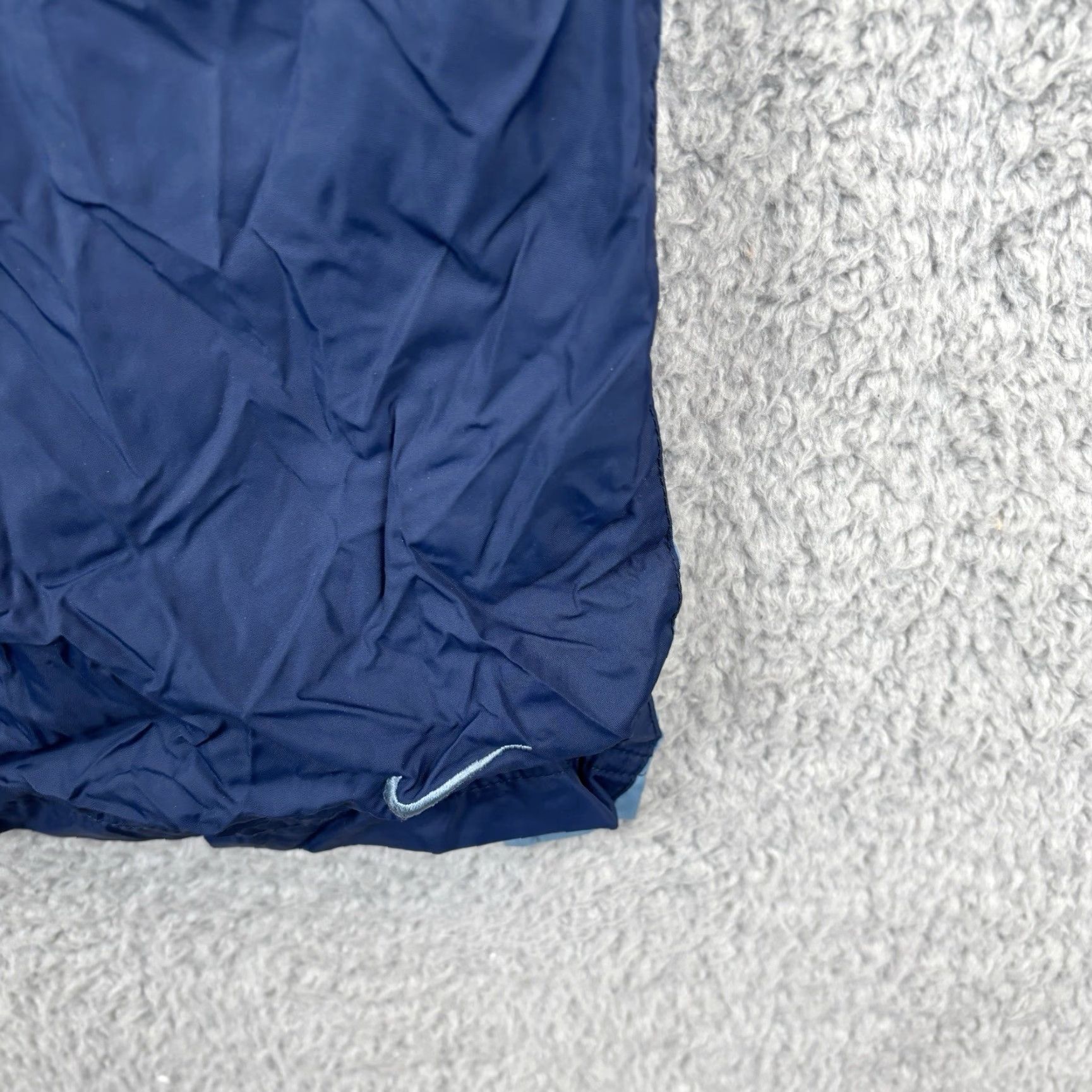 Nike VINTAGE Nike Track Pants Mens L Navy Stripe Jersey Lined Windbreaker 90s Y2K Nike Air Size US L / EU 52-54 / 3 - 2 Thumbnail