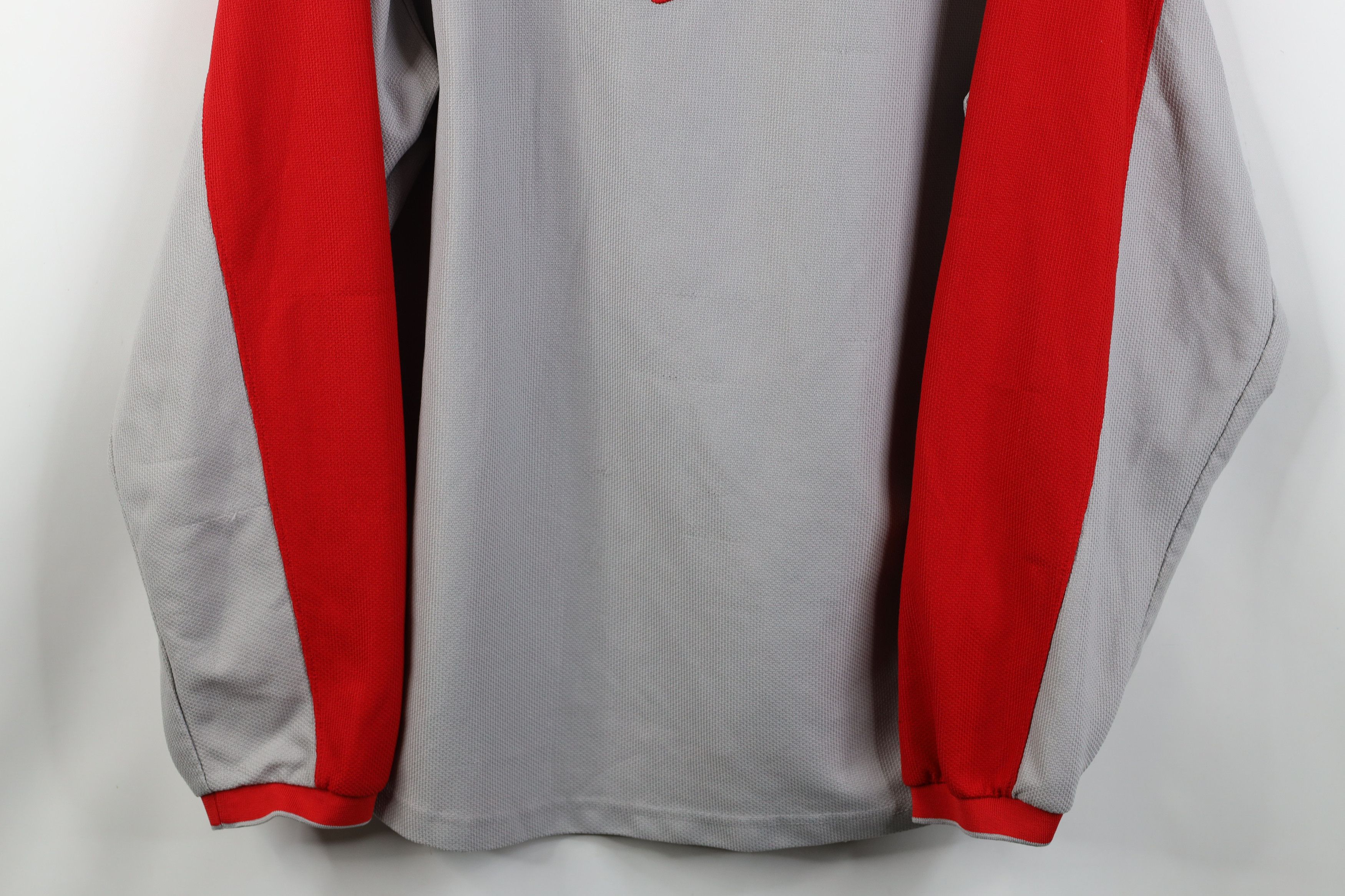 Nike Vintage Nike Swoosh Ohio State University Thermal T-Shirt Size US XXL / EU 58 / 5 - 3 Thumbnail