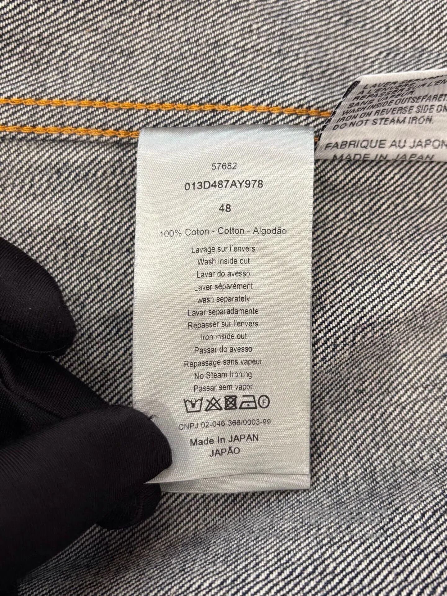 Dior Dior Saddle Pocket Denim Jacket. Size US M / EU 48-50 / 2 - 7 Thumbnail