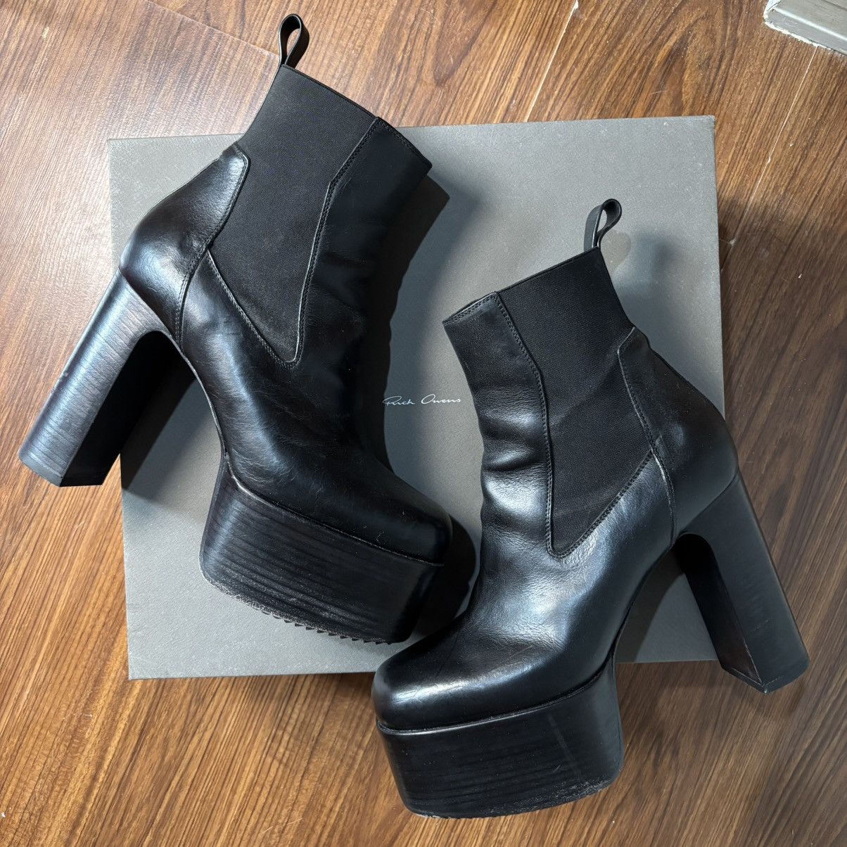 Rick Owens Rick Owens "FW19 Larry" Kiss Boots Size US 10 / IT 40 - 3 Thumbnail