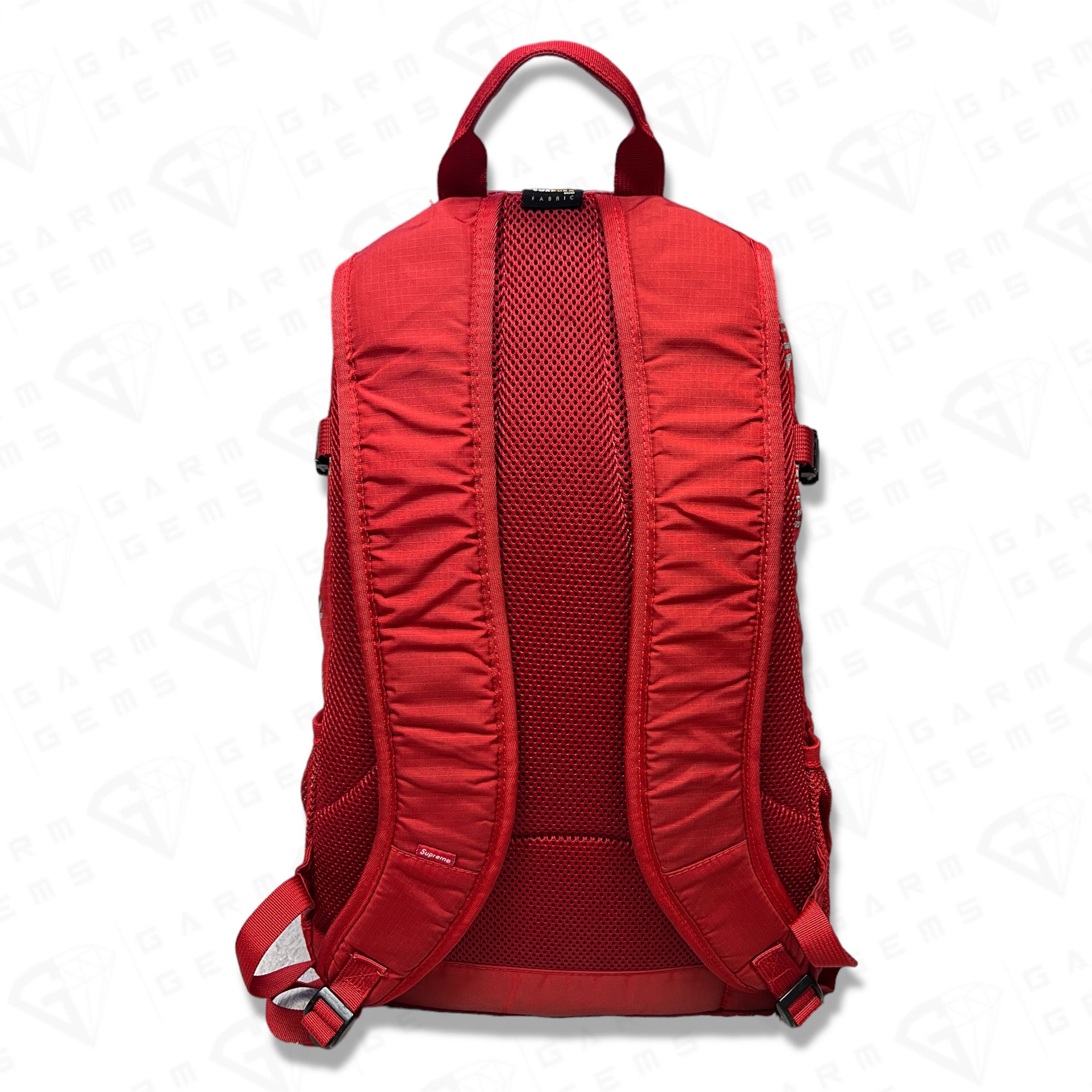 Supreme 3m reflective repeat backpack red on sale