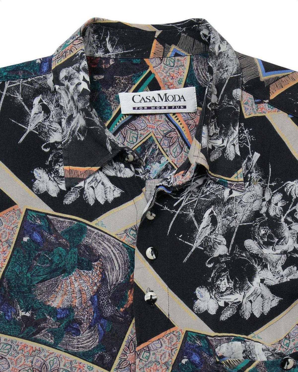 Vintage 1990S CASA MODA RAYON SHIRT Size US XL / EU 56 / 4 - 2 Thumbnail