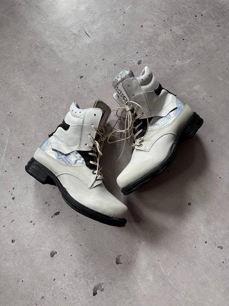 A.S.98 A.S 98 Airstep Zipper Woman’s Leather High Top Boots Size US 7 / IT 37 - 3 Thumbnail