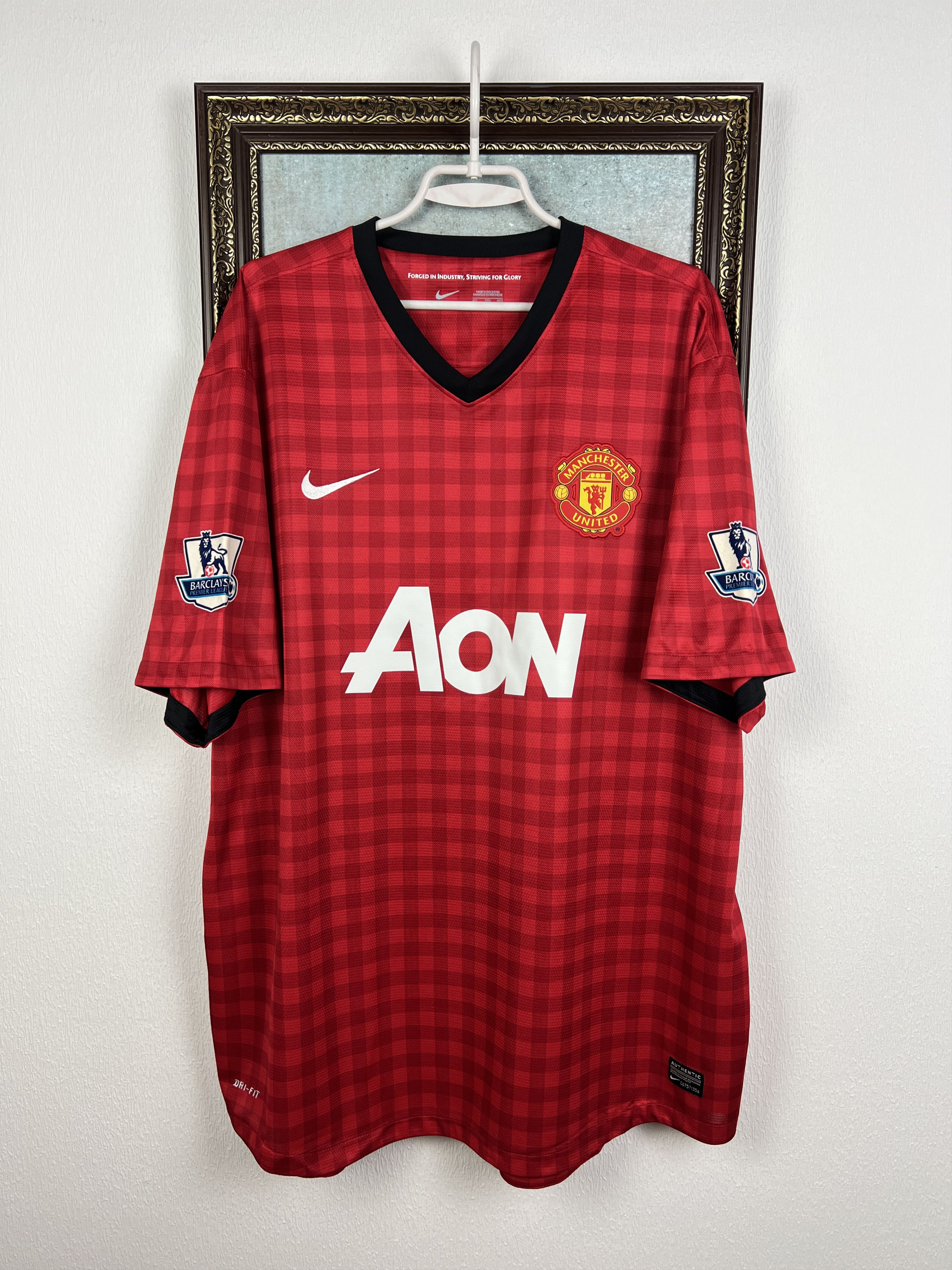 Nike Manchester United football shirt #20 v. Persie Jersey 3XL Size US XXL / EU 58 / 5 - 2 Thumbnail