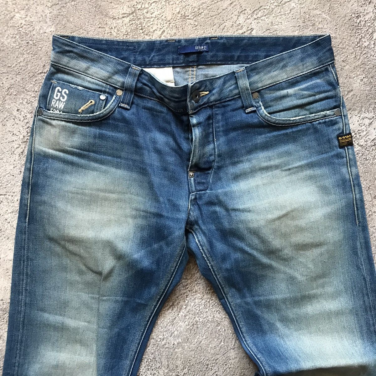 G-Star vintage gstar japan jeans distressed low rise flared 90s Size US 32 / EU 48 - 3 Thumbnail