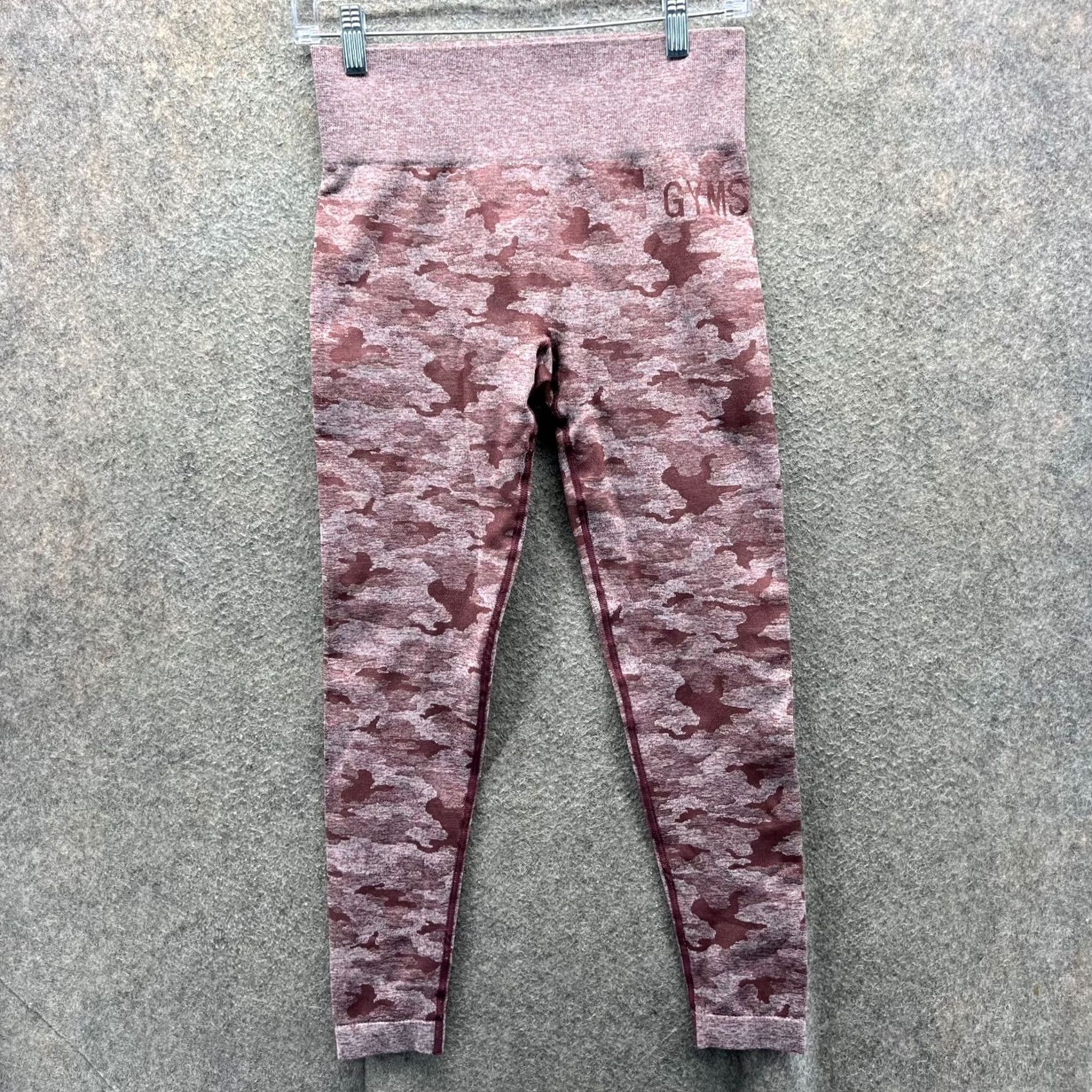 Gymshark Gymshark Legging Womens Medium Pink Camouflage High Rise Athletic Compression Skinny Inseam 24 in Size 32" / US 10 / IT 46 - 2 Thumbnail