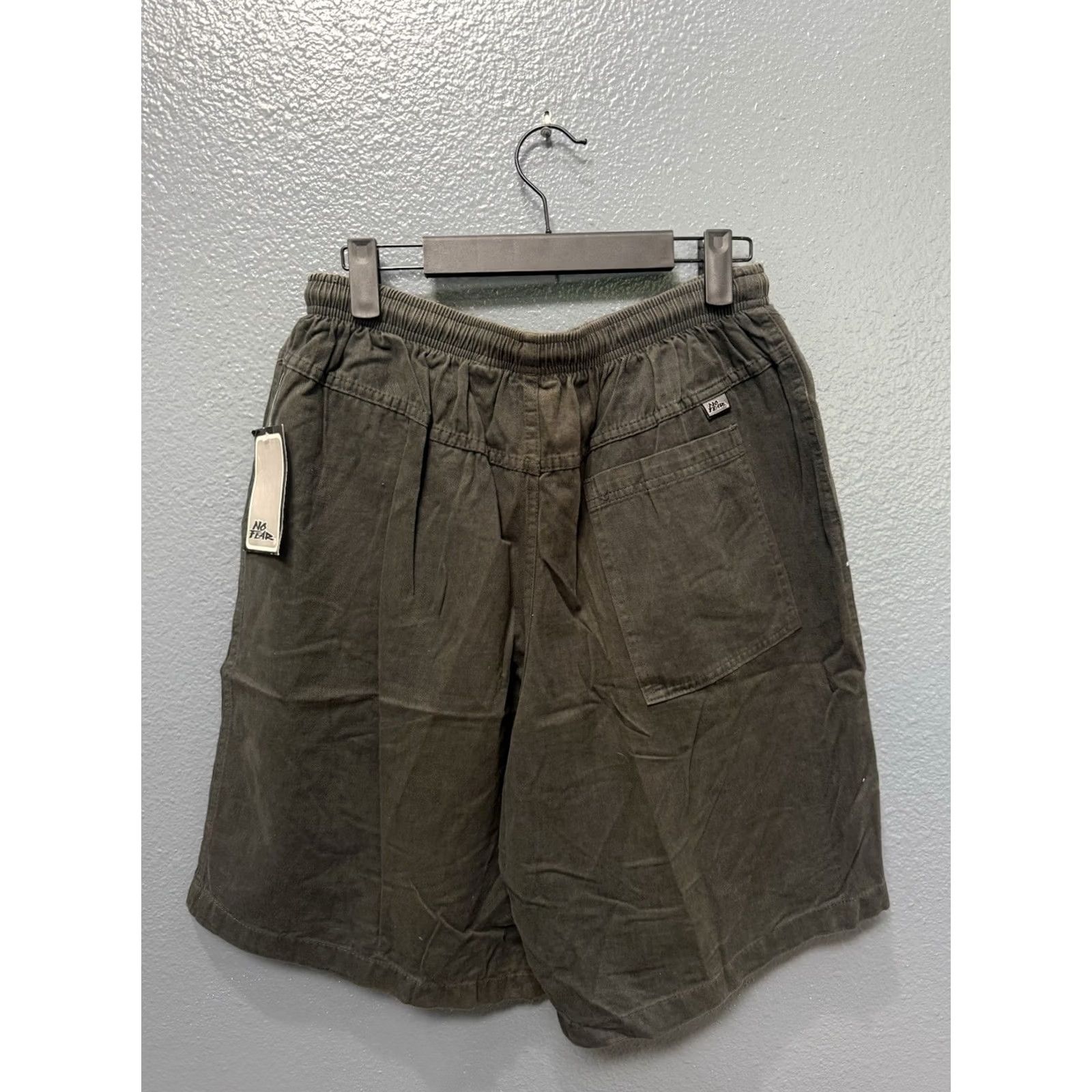 No Fear VINTAGE No Fear Black Cotton Shorts Medium Mens 90s Size US 31 - 6 Thumbnail