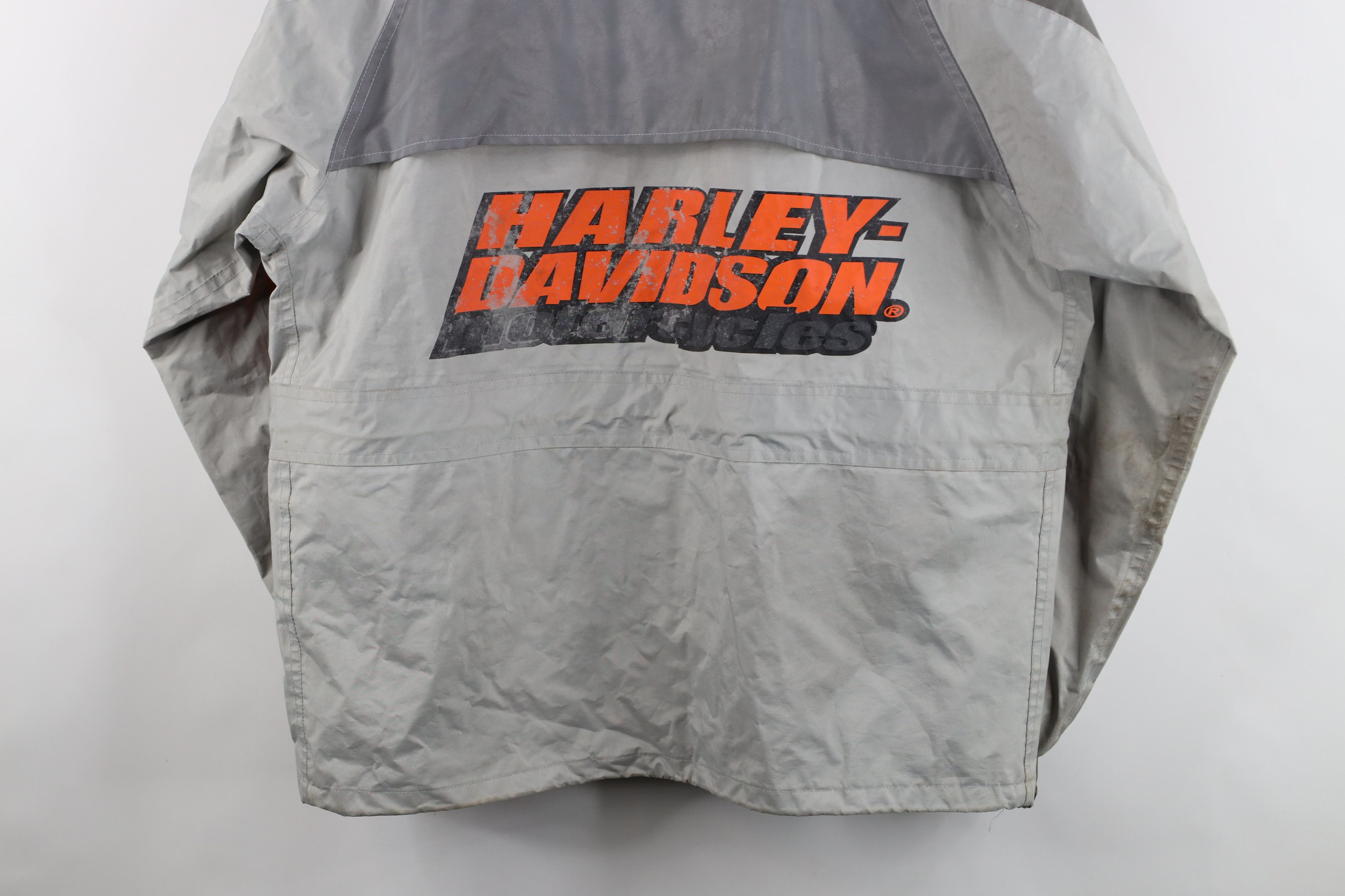 Harley Davidson Vintage Harley Davidson Reflective Rain Riding Jacket Size US M / EU 48-50 / 2 - 15 Thumbnail