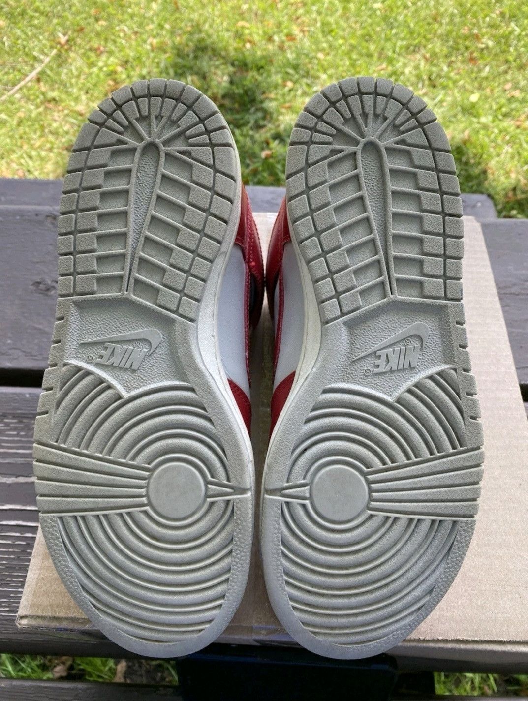 Nike Size 9.5 - Wmns Nike Dunk High Gym Red Neutral Grey Sail Size US 9.5 / IT 39.5 - 5 Thumbnail