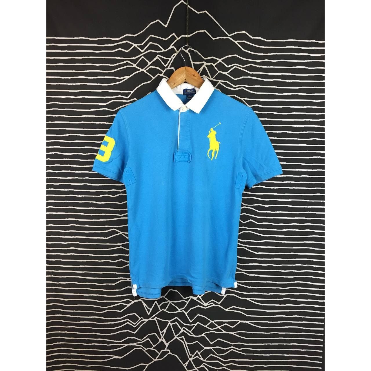 Polo Ralph Lauren × Vintage Vtg Polo Ralph Lauren Big Logo Rugby Polo Tee Youth L Size US M / EU 48-50 / 2 - 2 Thumbnail