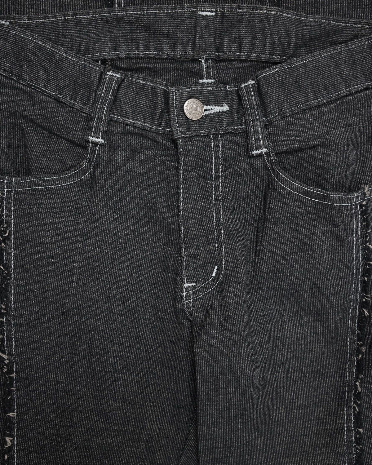If Six Was Nine × Japanese Brand × Tornado Mart TORNADO MART Frayed flare pants Size US 27 - 3 Thumbnail