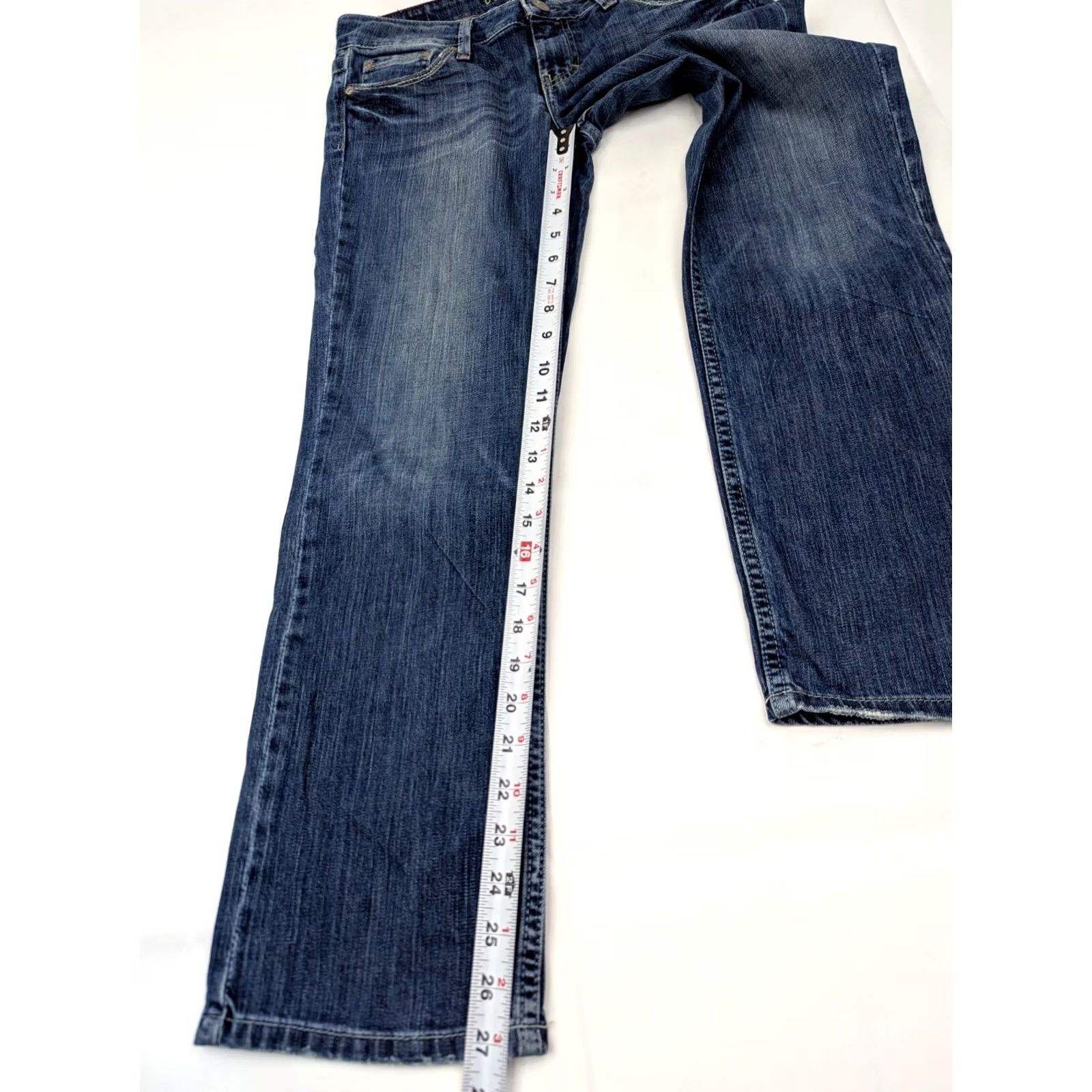 American Eagle Outfitters American Eagle Outfitters Jeans High Rise Straight Hipster Denim Women 8 Reg 30x27 Blue 90s Grunge Hipster 5-Pocket Stretch Regular Vintage: No Size 30" / US 8 / IT 44 - 3 Thumbnail