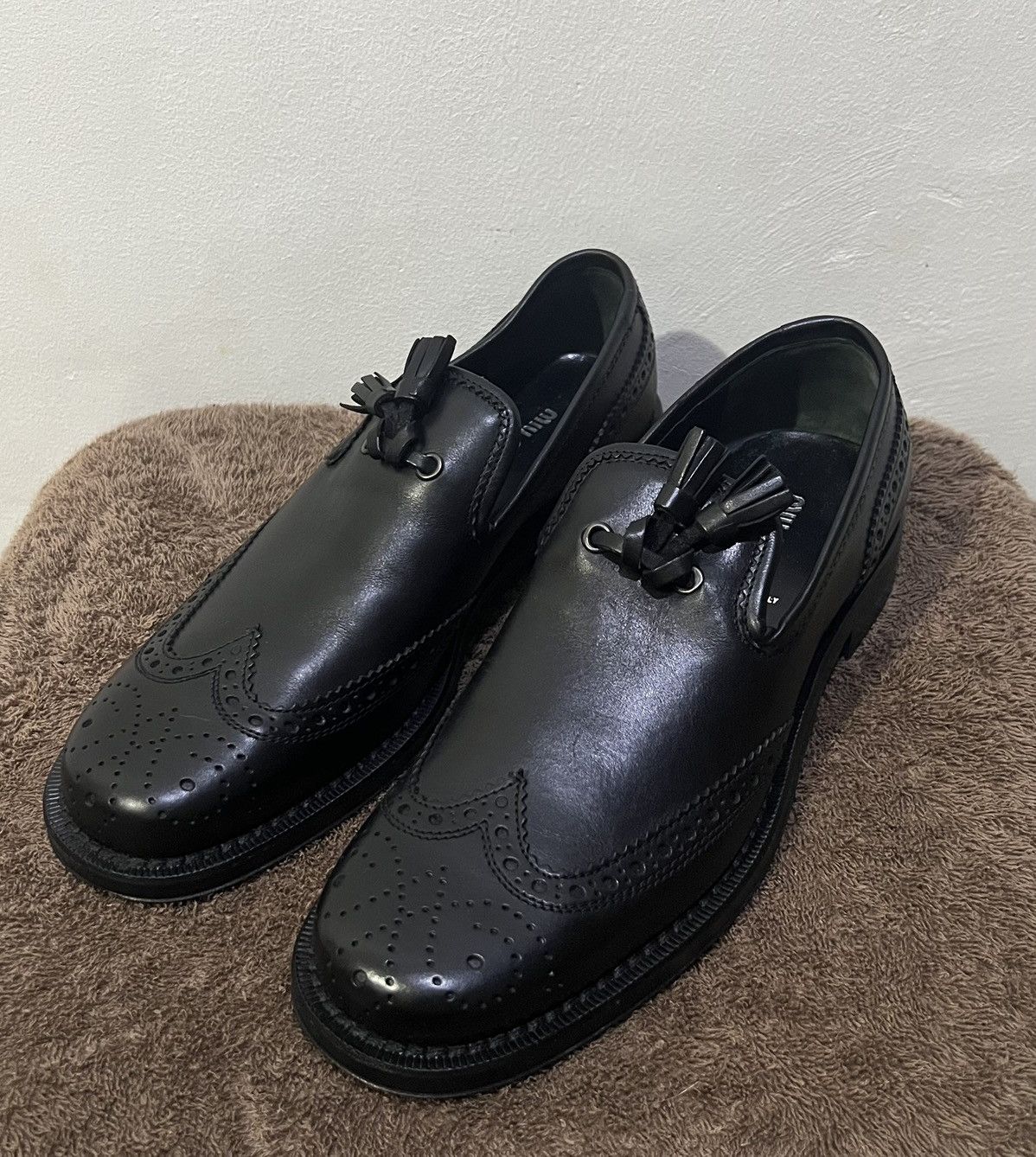 Miu Miu Miumiu loafers Size US 7 / IT 37 - 1 Thumbnail