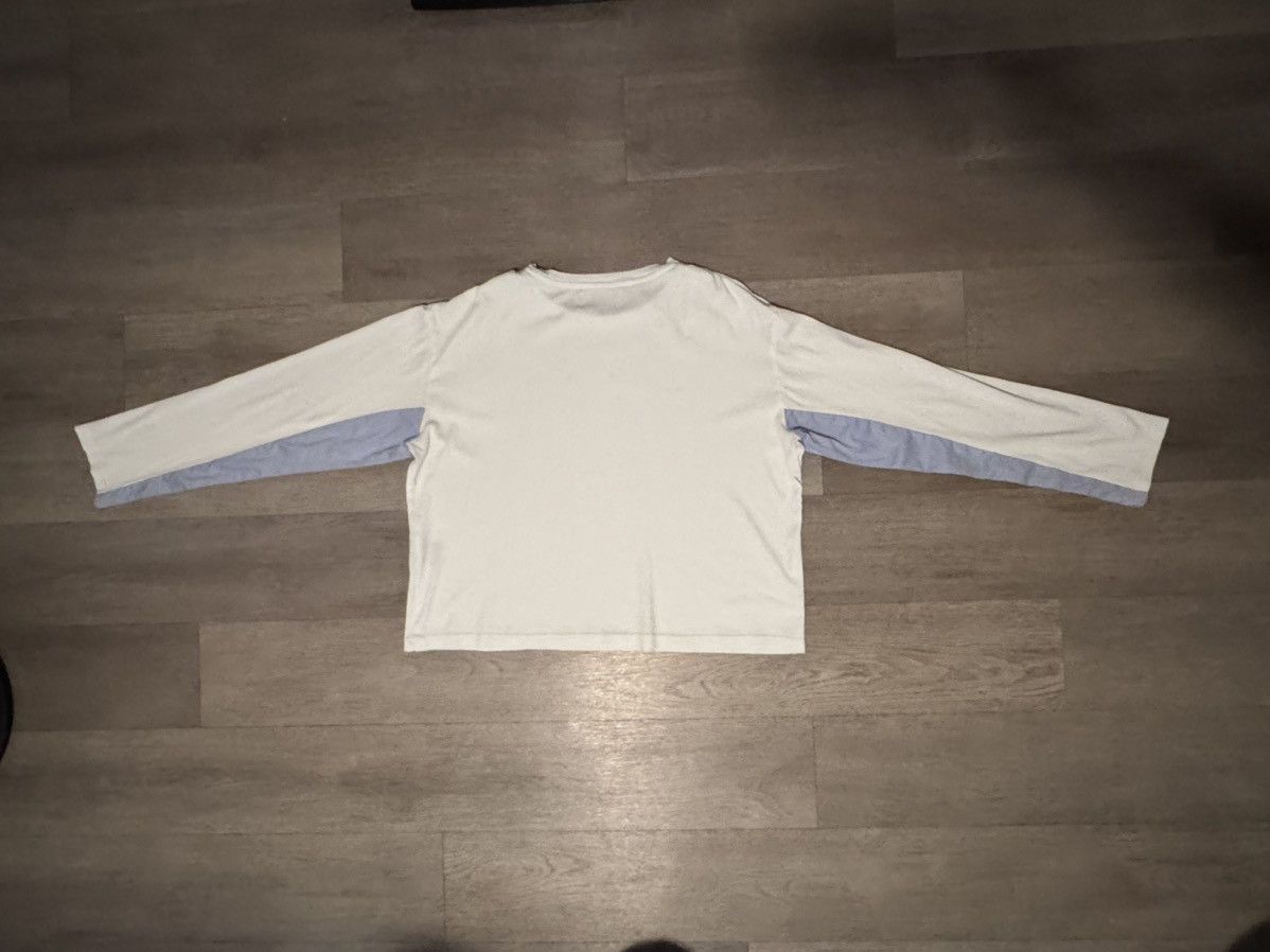 chloma "QUANTUM FOAM" LONG SLEEVE TEE / white×light blue Size US S / EU 44-46 / 1 - 7 Thumbnail