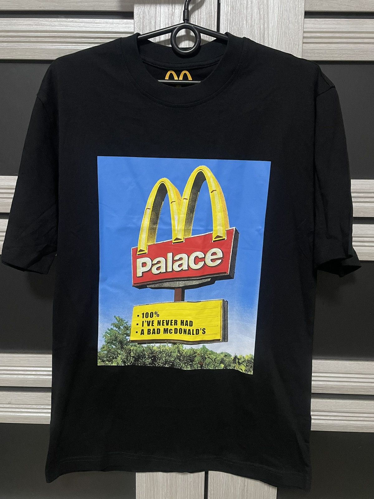 Palace McDonald’s Sign T Shirt Black Tee