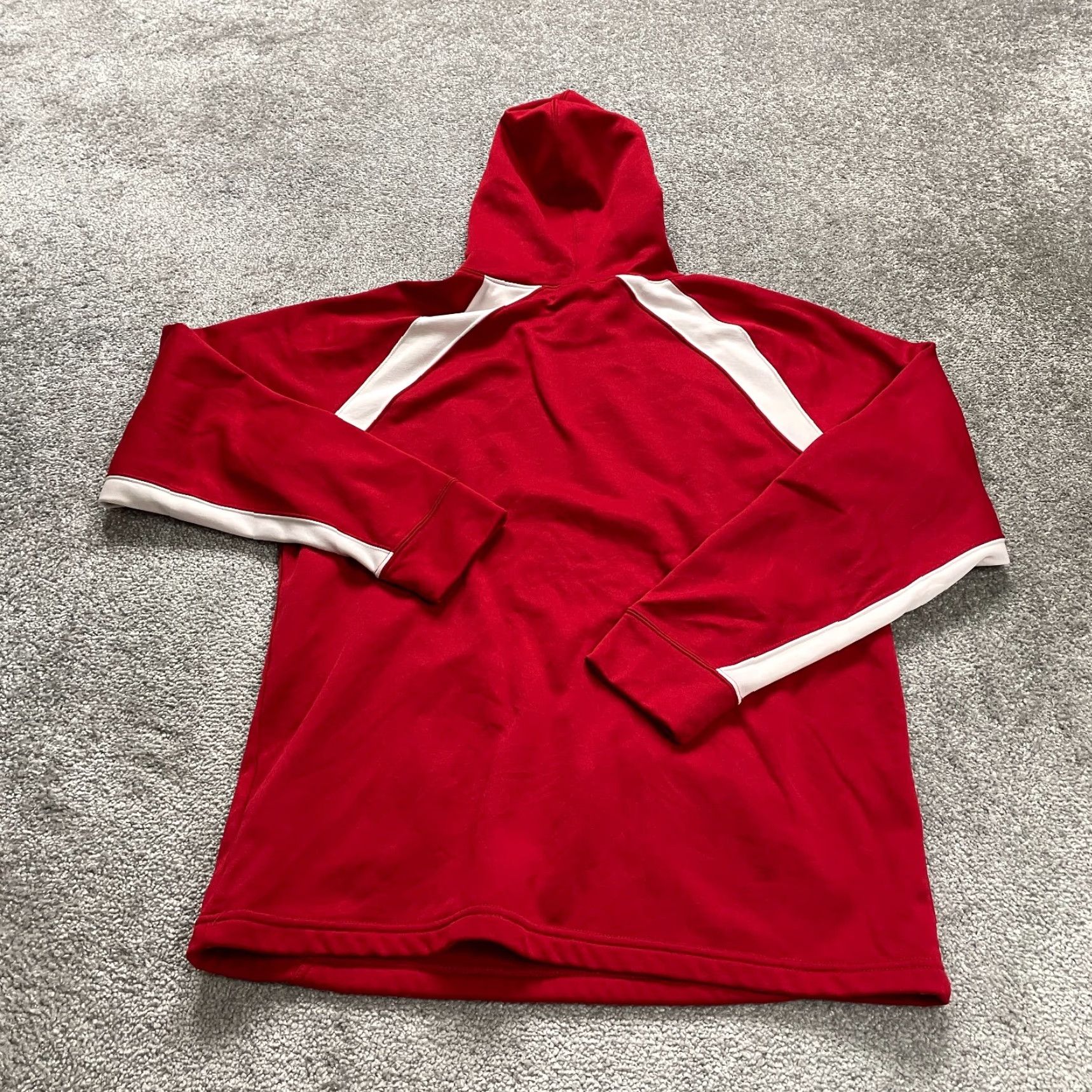 Augusta Sportswear Augusta Hoodie Unisex Adults M Red Pullover Fleece Logo Pockets Hooded Sweatshirt Size US M / EU 48-50 / 2 - 2 Thumbnail