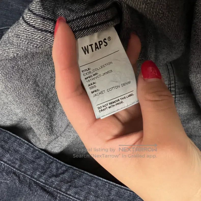 Wtaps Wtaps Blue denim hoodie Size US XL / EU 56 / 4 - 5 Thumbnail