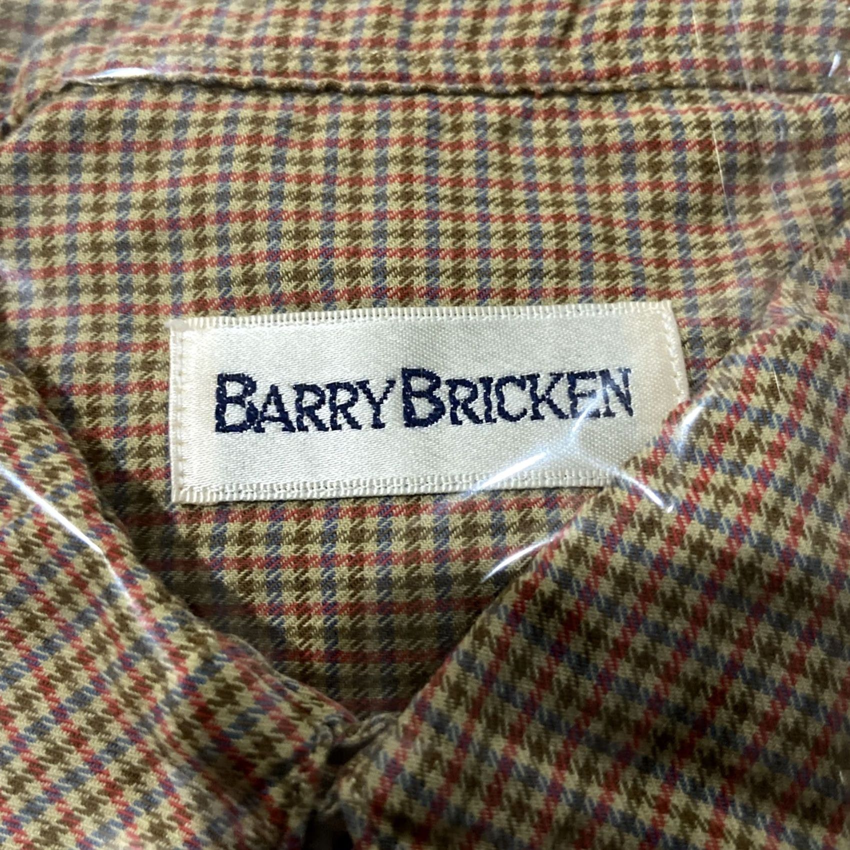 Vintage VINTAGE Barry Bricken Button-Up Shirt Men’s XL Yellow/White Check Cotton 90s Size US XL / EU 56 / 4 - 6 Thumbnail