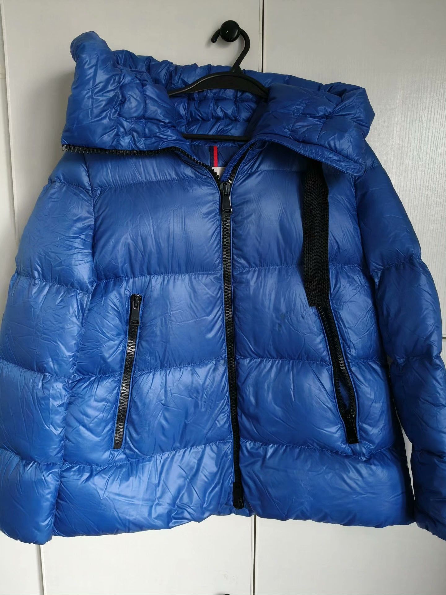 Moncler Moncler Down Blue Down Jacket M Women Size M / US 6-8 / IT 42-44 - 1 Thumbnail