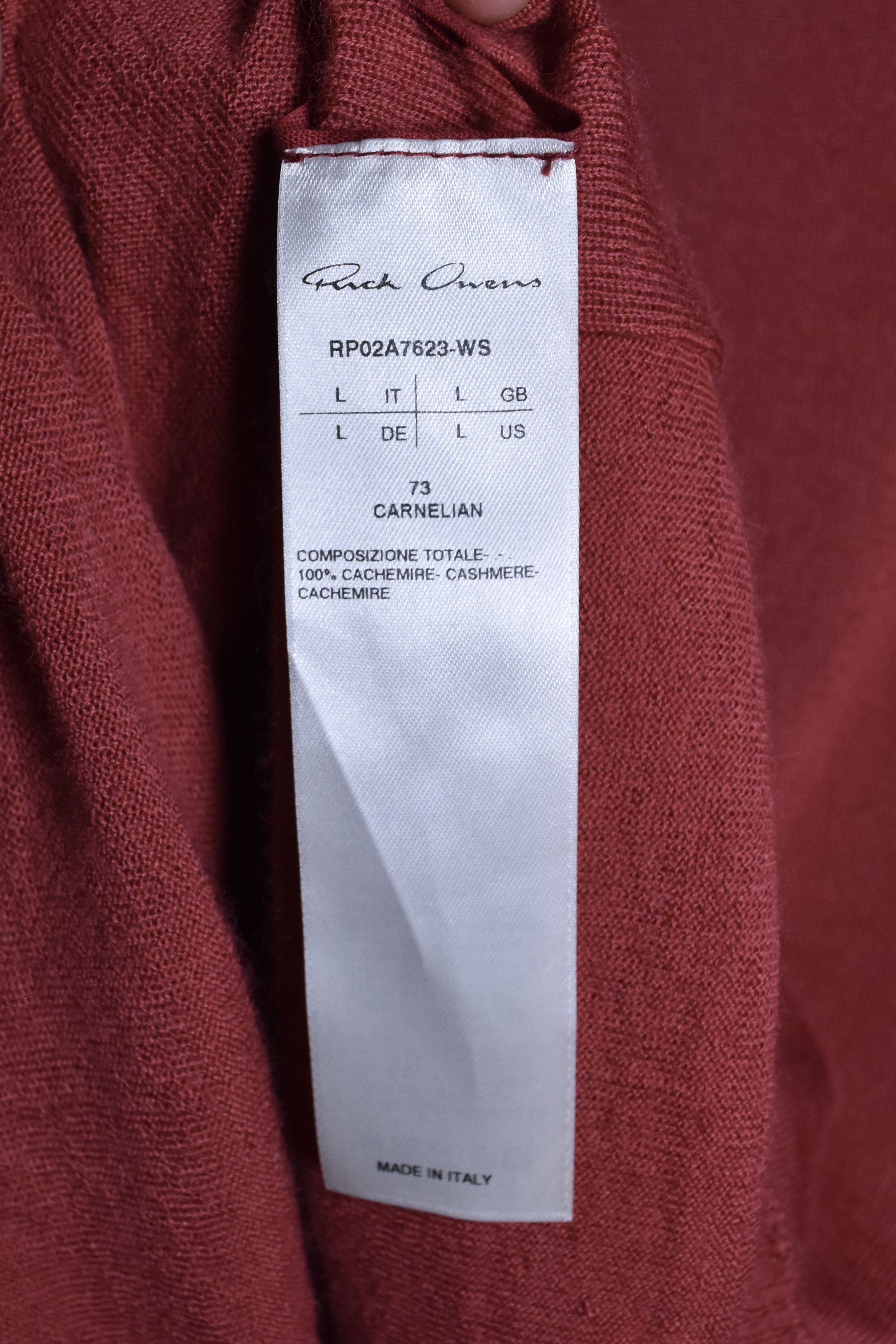 Rick Owens Rick Owens Gethsemane Sweater Deep V Size US L / EU 52-54 / 3 - 4 Thumbnail