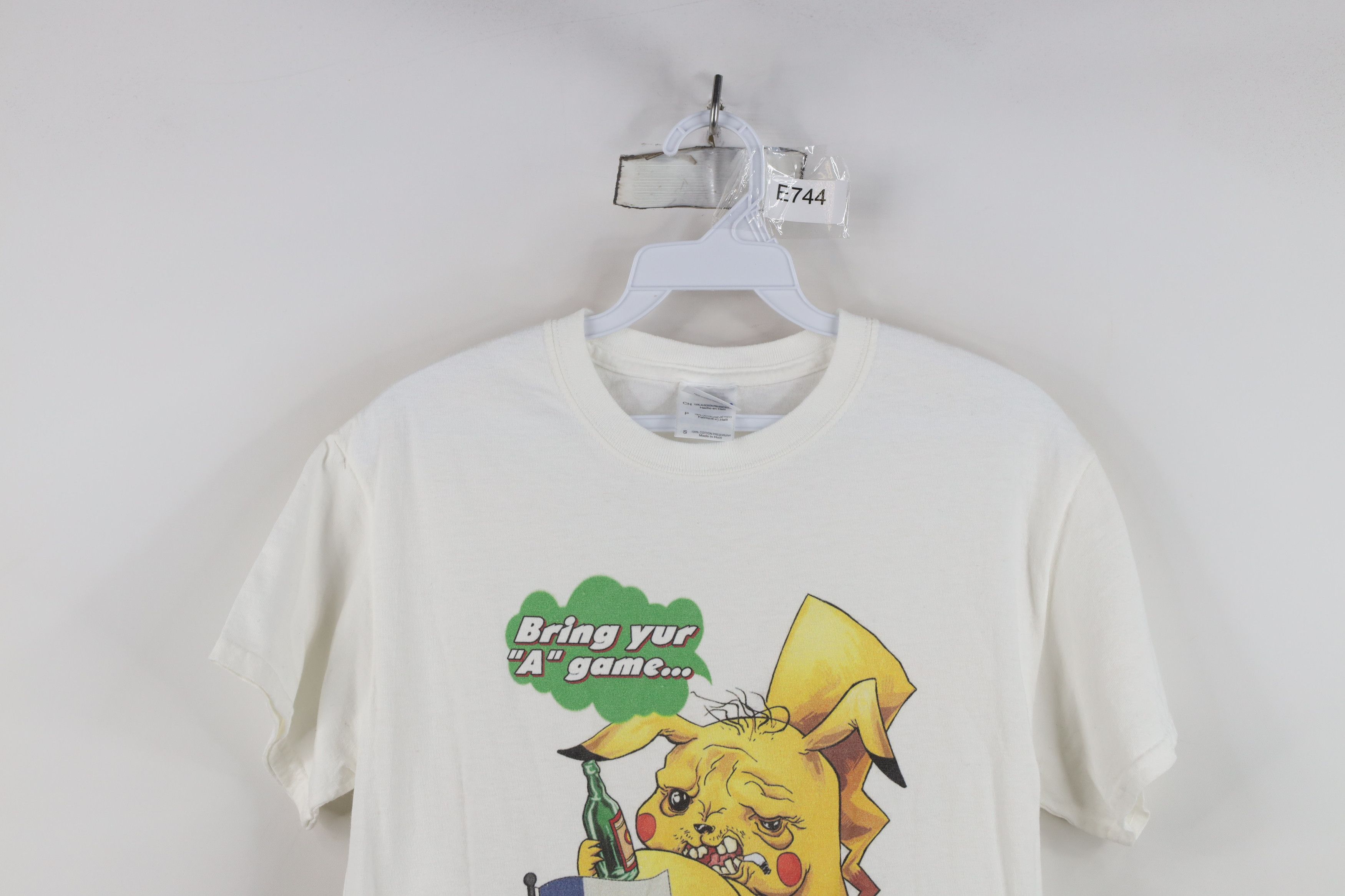 Vintage Y2K Streetwear 2014 New Year Texas Drunk Pikachu T-Shirt Size US S / EU 44-46 / 1 - 2 Thumbnail