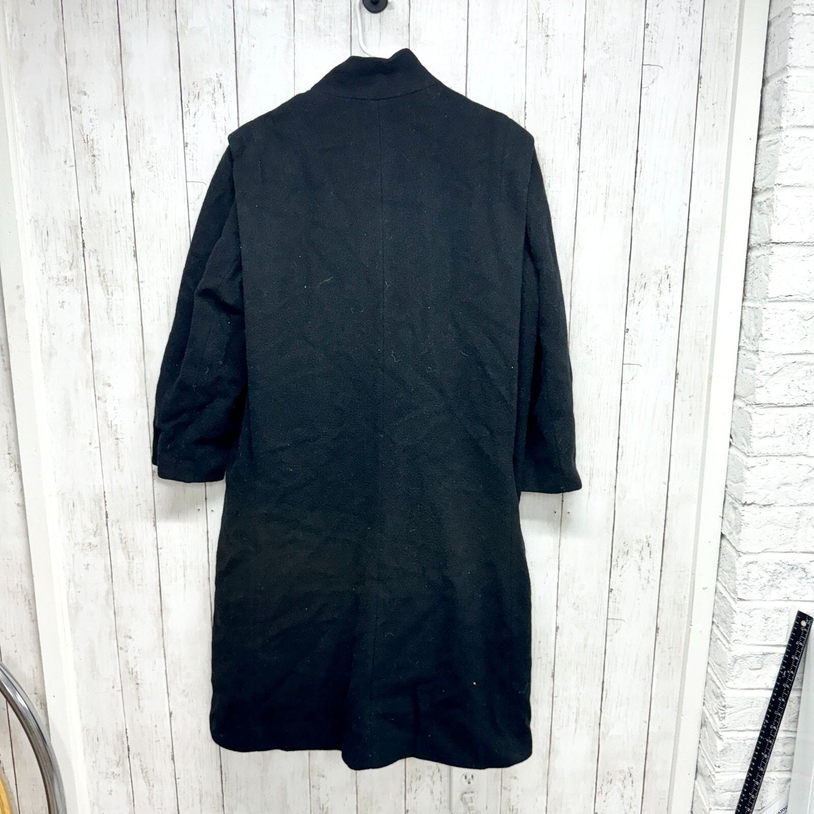 Vintage Vintage Projections Coat Black Peacoat Button Front Outdoor Size L / US 10 / IT 46 - 8 Thumbnail