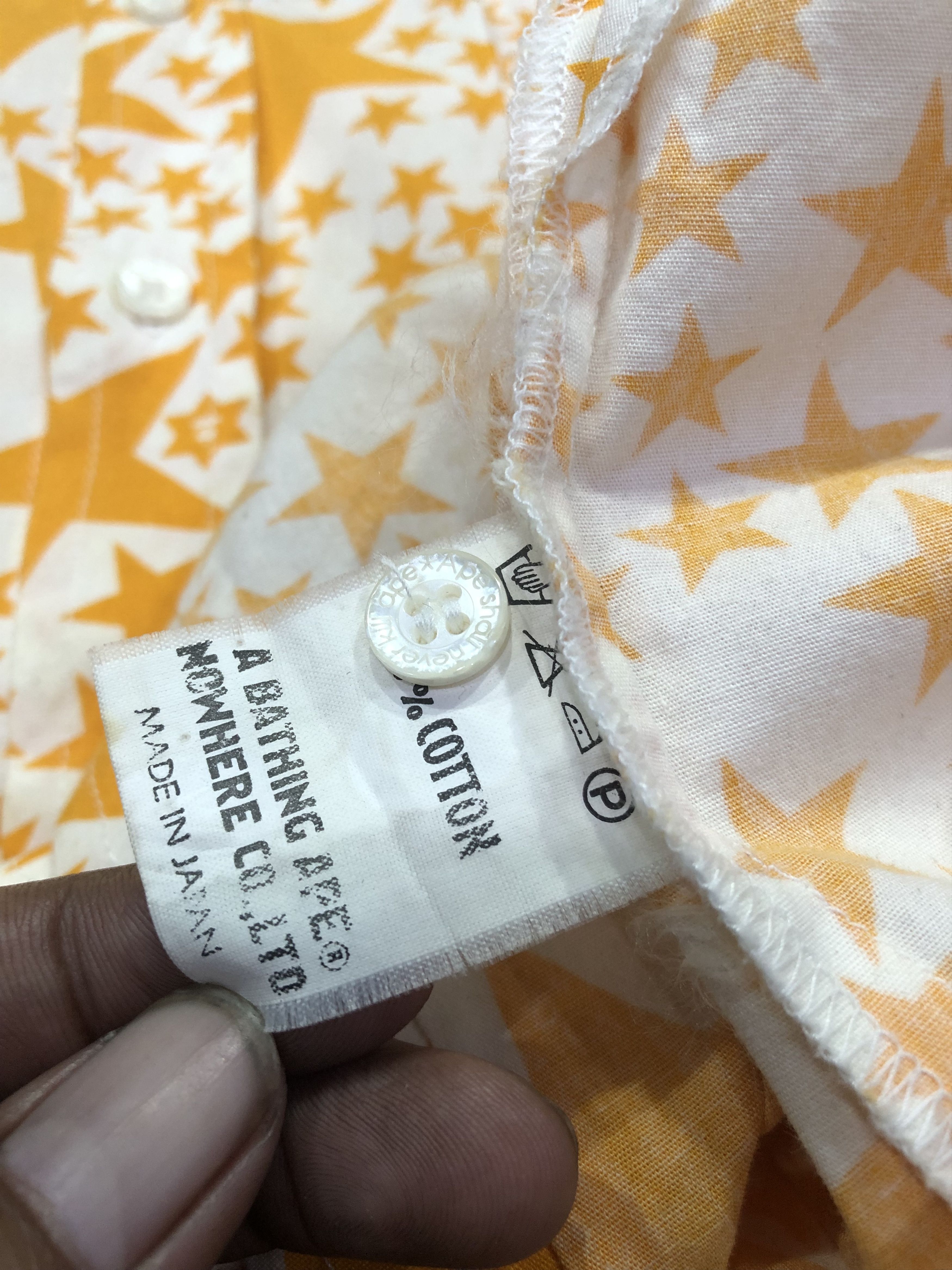Bape × Nigo Bape star all over print Size US M / EU 48-50 / 2 - 6 Thumbnail