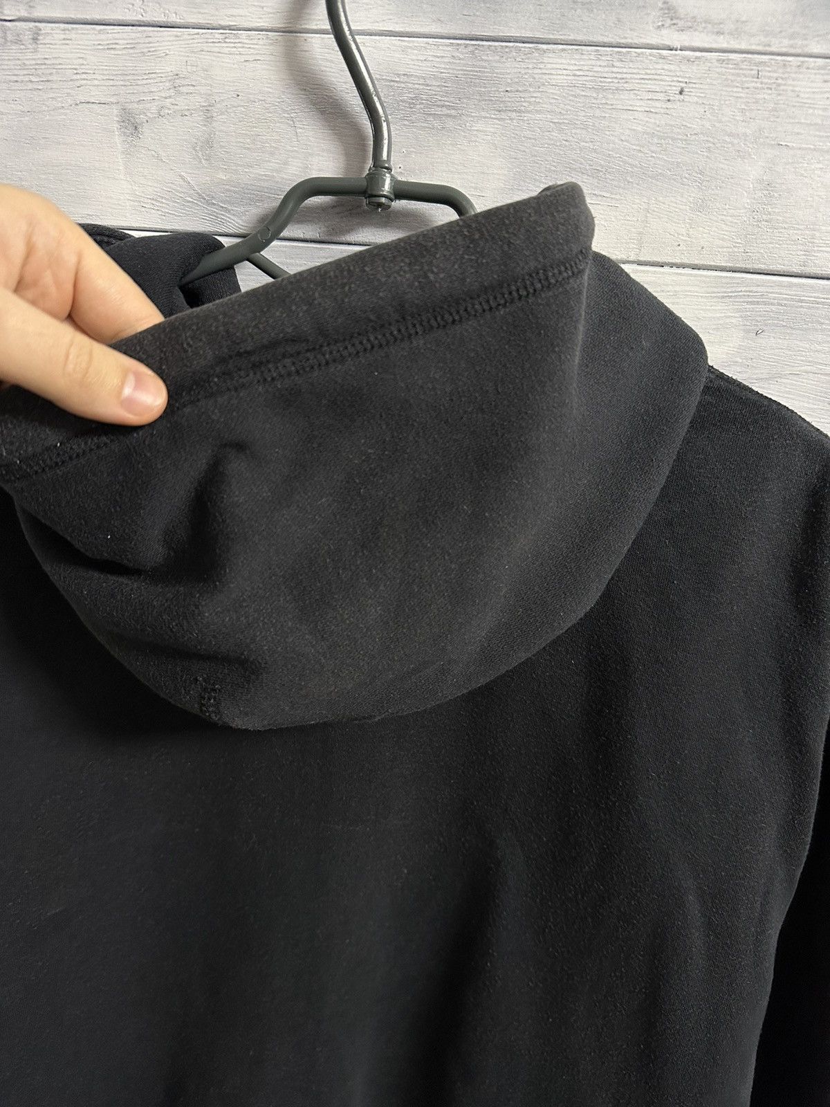 Nike Rare Vintage Hoodie Nike Small Swoosh Centr Logo Drill. Size US XL / EU 56 / 4 - 14 Thumbnail