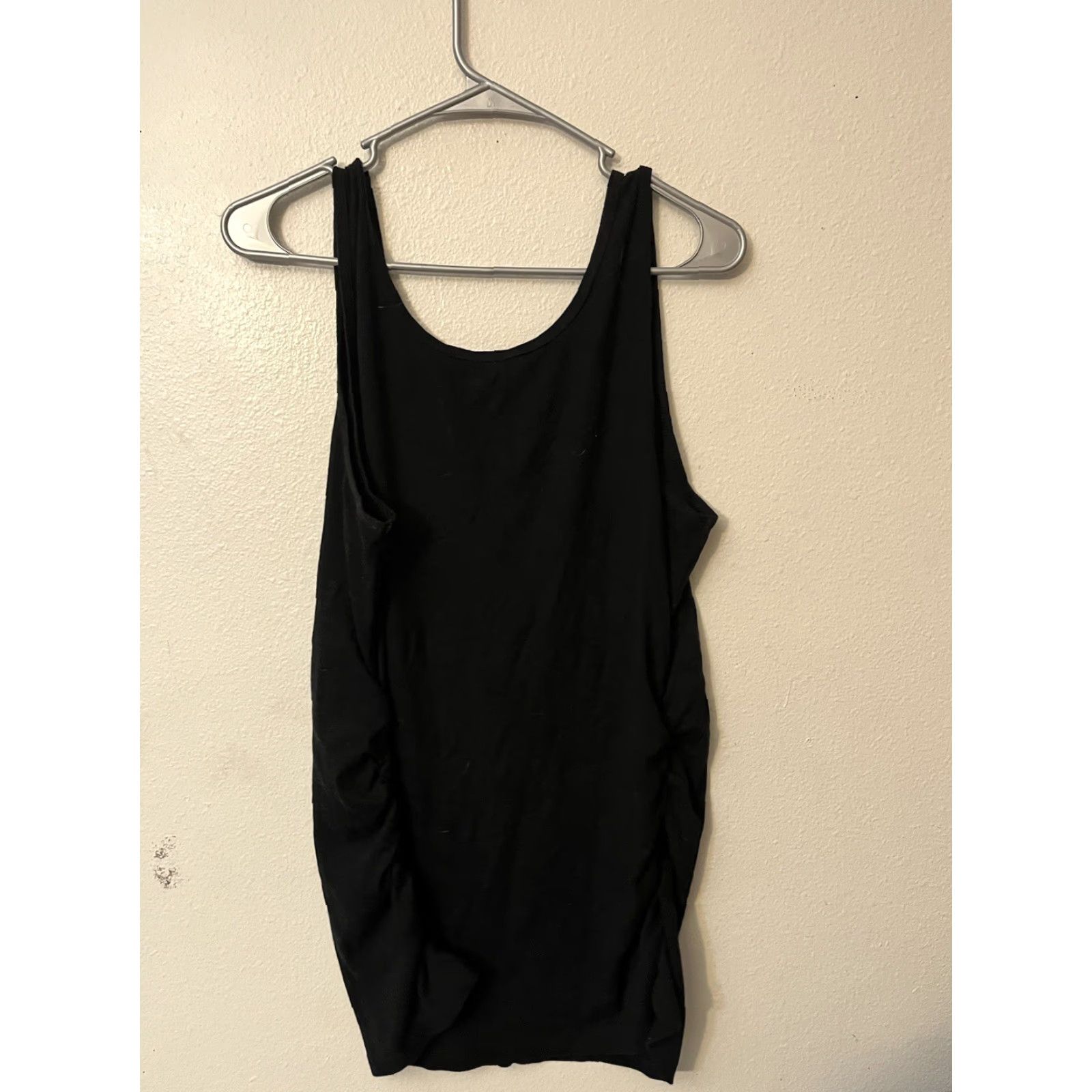 Old Navy Old Navy Maternity Womens Black XXL First Layer Scoop-Neck Ribbed Tank Top Shirt Size XXL / US 16-18 / IT 52-54 - 3 Thumbnail