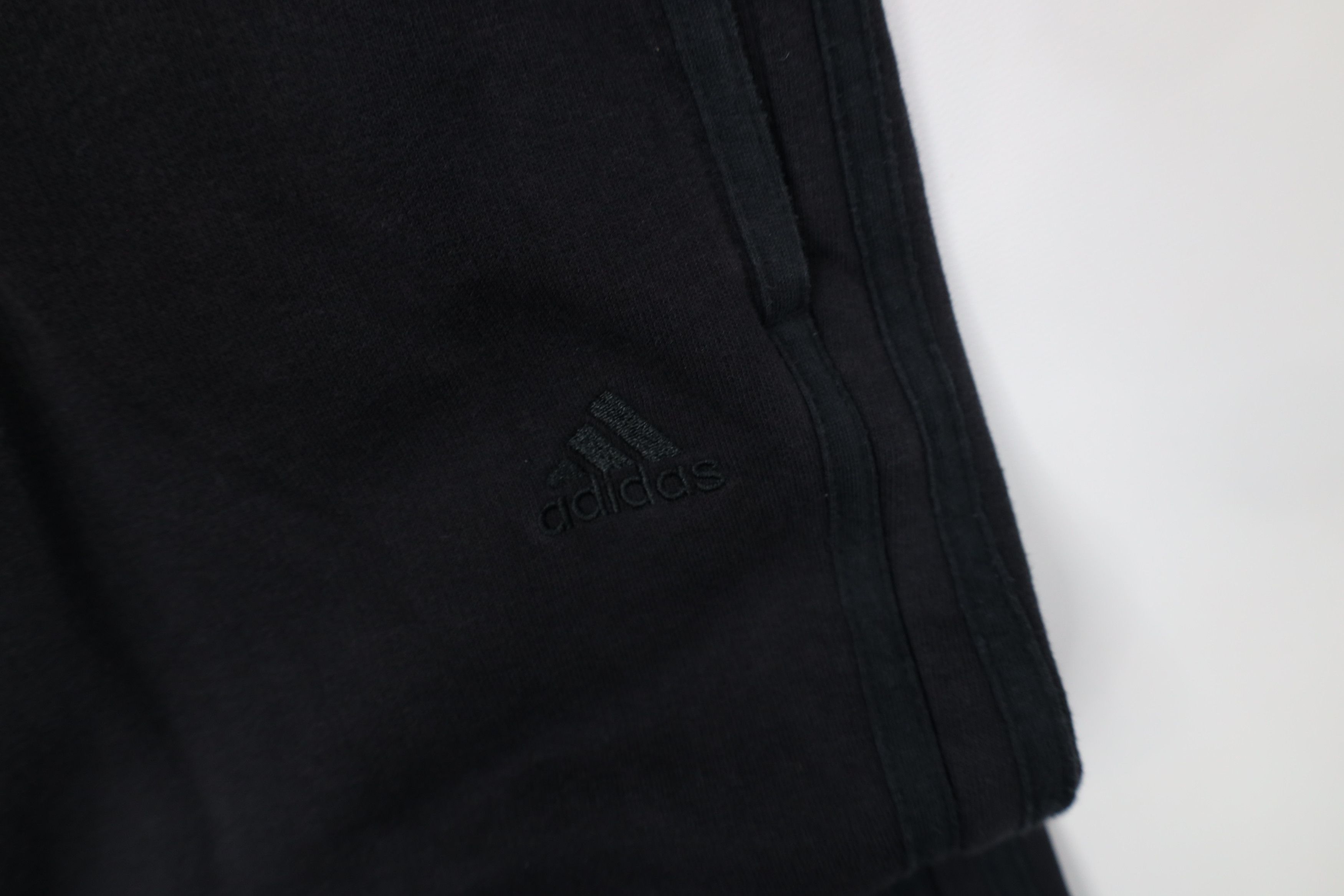 Adidas Vintage Y2K Adidas Babydoll Wide Leg Sweatpants Pants Black Size 38" / US 16 / IT 52 - 8 Thumbnail