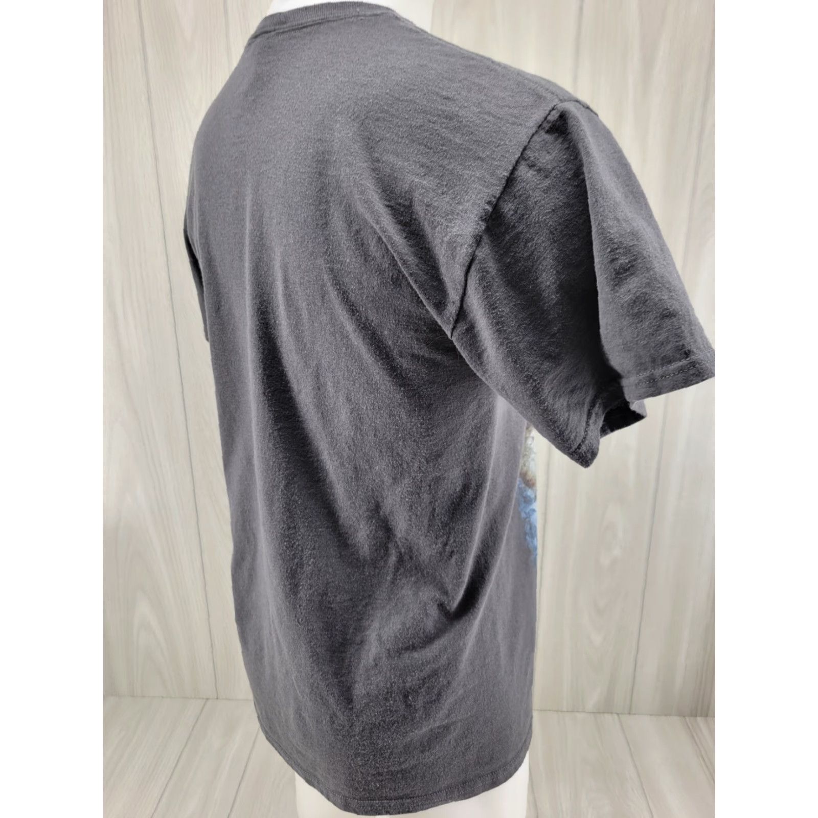 Jerzees VINTAGE 90s Wolves Moon Mens T-Shirt Regular Fit Short Sleeve Gray Wolf Pack Graphic Tee Jerzees Cotton Size US M / EU 48-50 / 2 - 5 Thumbnail