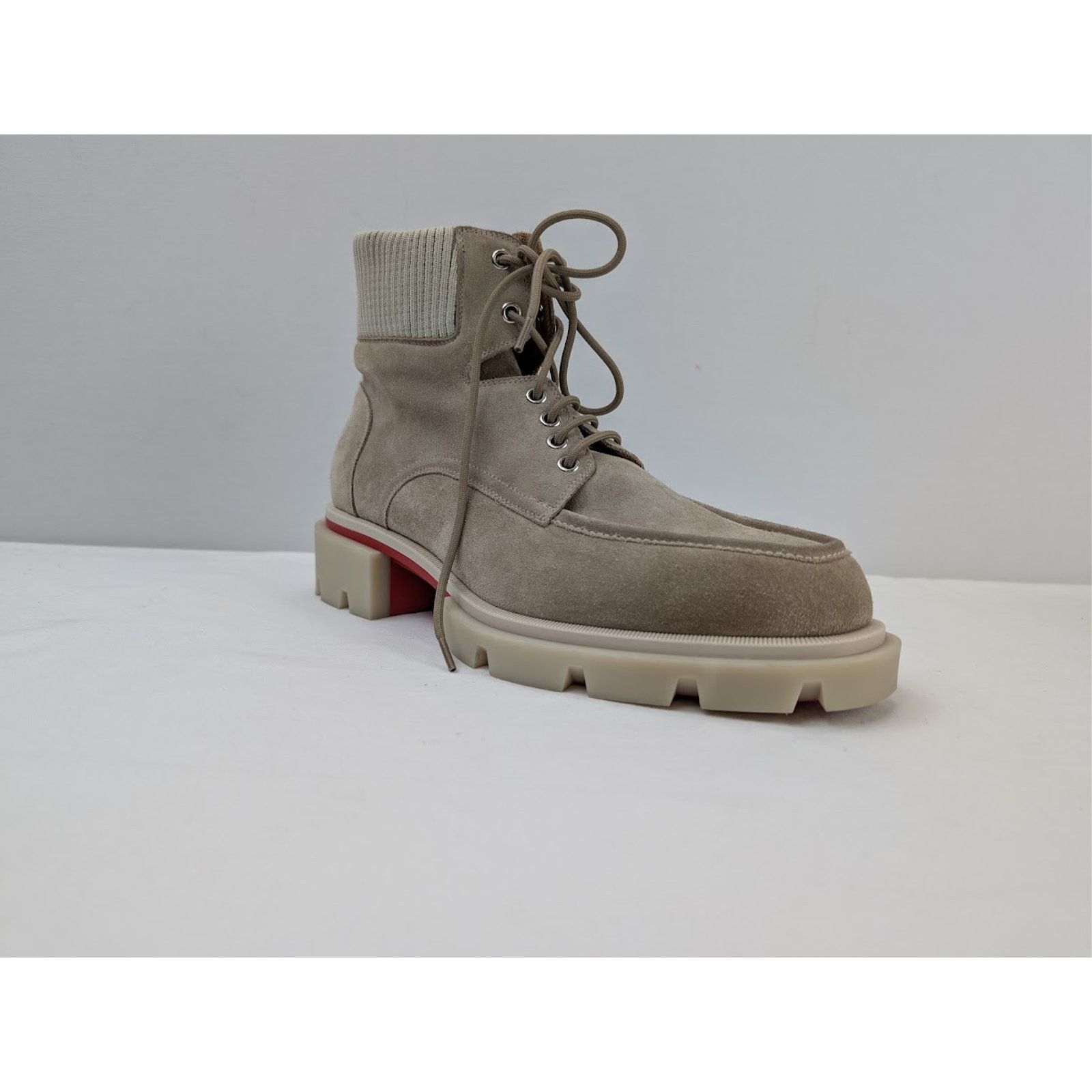 Christian Louboutin o1rshd1 Our Walk Flat Boot in Saharienne Size US 11.5 / EU 44-45 - 1 Thumbnail