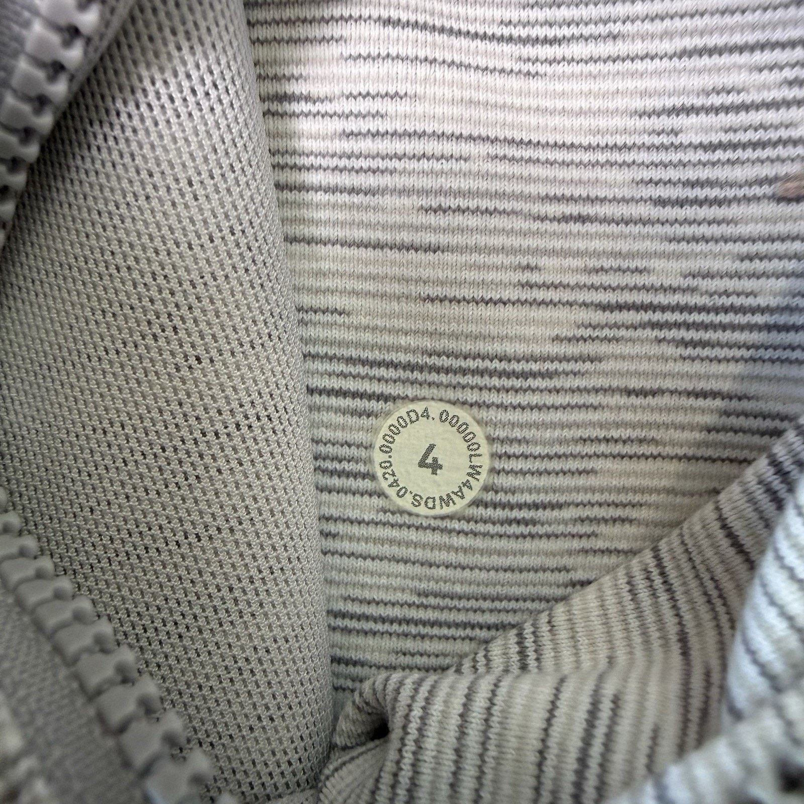 Lululemon Lululemon Define Jacket 4 Gray White Full Zip Workout Size S / US 4 / IT 40 - 7 Thumbnail