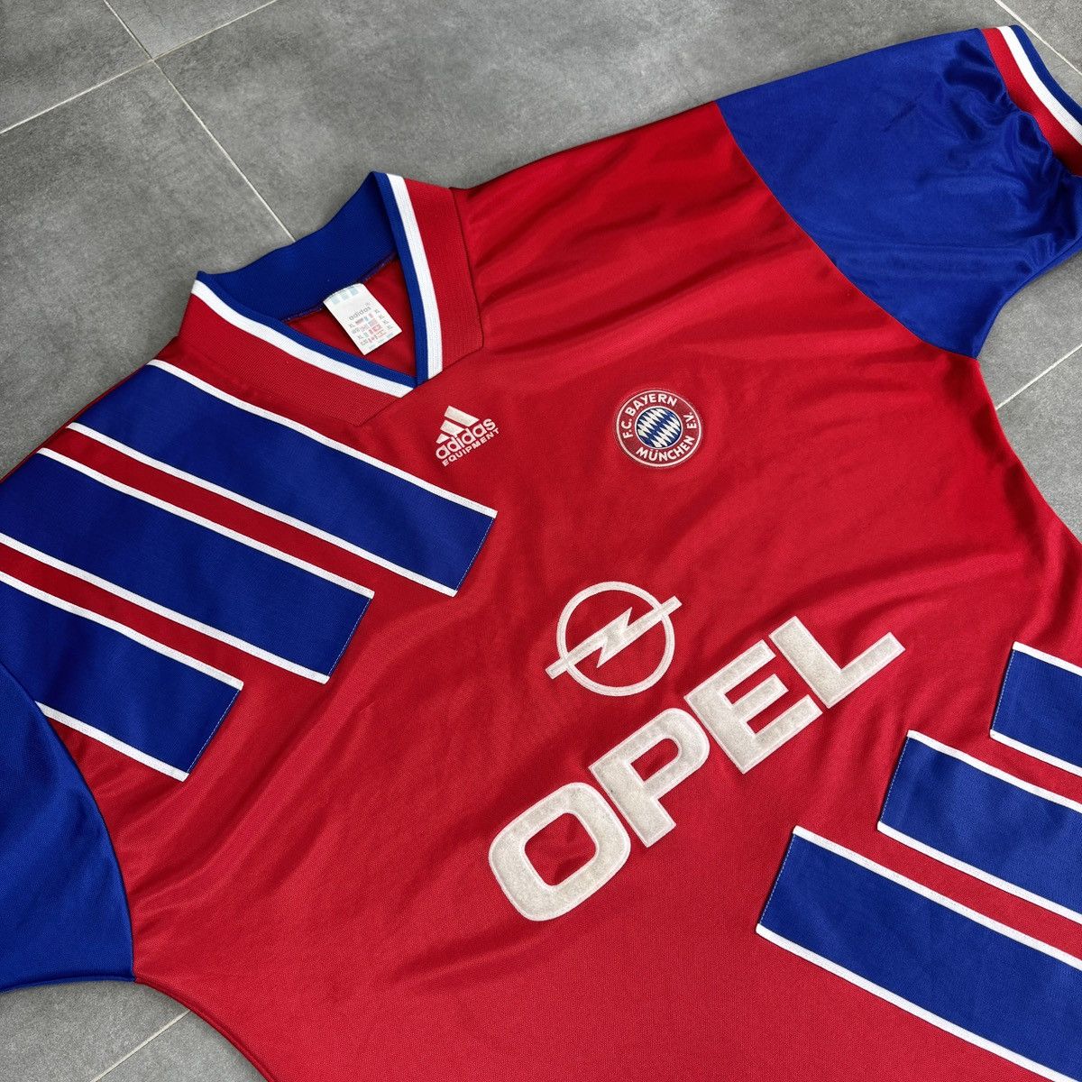 Adidas Adidas Equipment Bayern Munich 1993/1994 Home Soccer Jersey Size US XL / EU 56 / 4 - 8 Thumbnail
