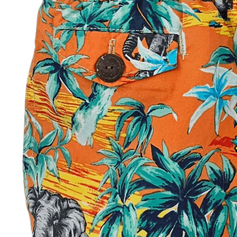 Polo Ralph Lauren Vintage Polo Ralph Lauren Tropical Swim Trunks XL Size US 34 / EU 50 - 3 Thumbnail