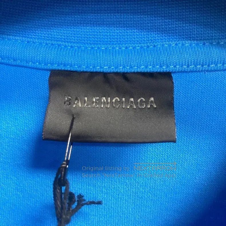 Balenciaga Balenciaga Blue Coke Print Logo Tee. Size US XS / EU 42 / 0 - 3 Thumbnail