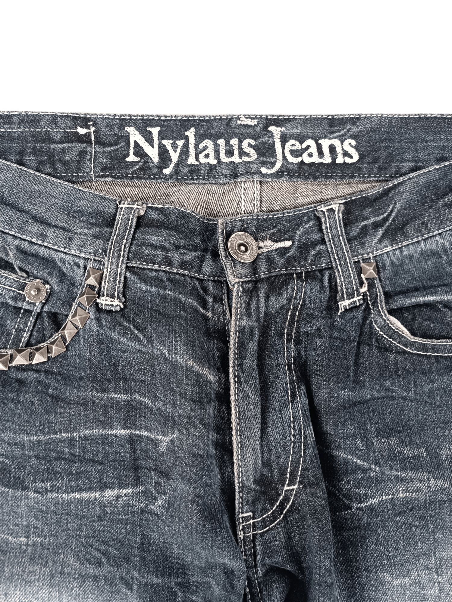 Hysteric Glamour Nylaus Japan Claw Mark Tassel Stud Jeans Size US 32 / EU 48 - 12 Thumbnail