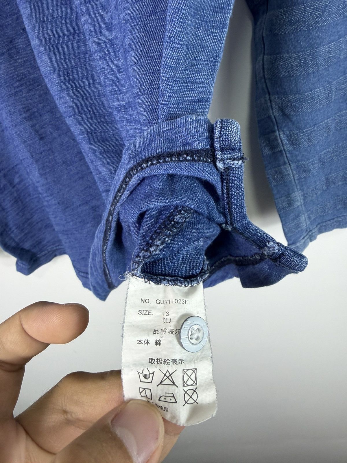 GRN GRN Japan Denim Tee Size US L / EU 52-54 / 3 - 6 Thumbnail