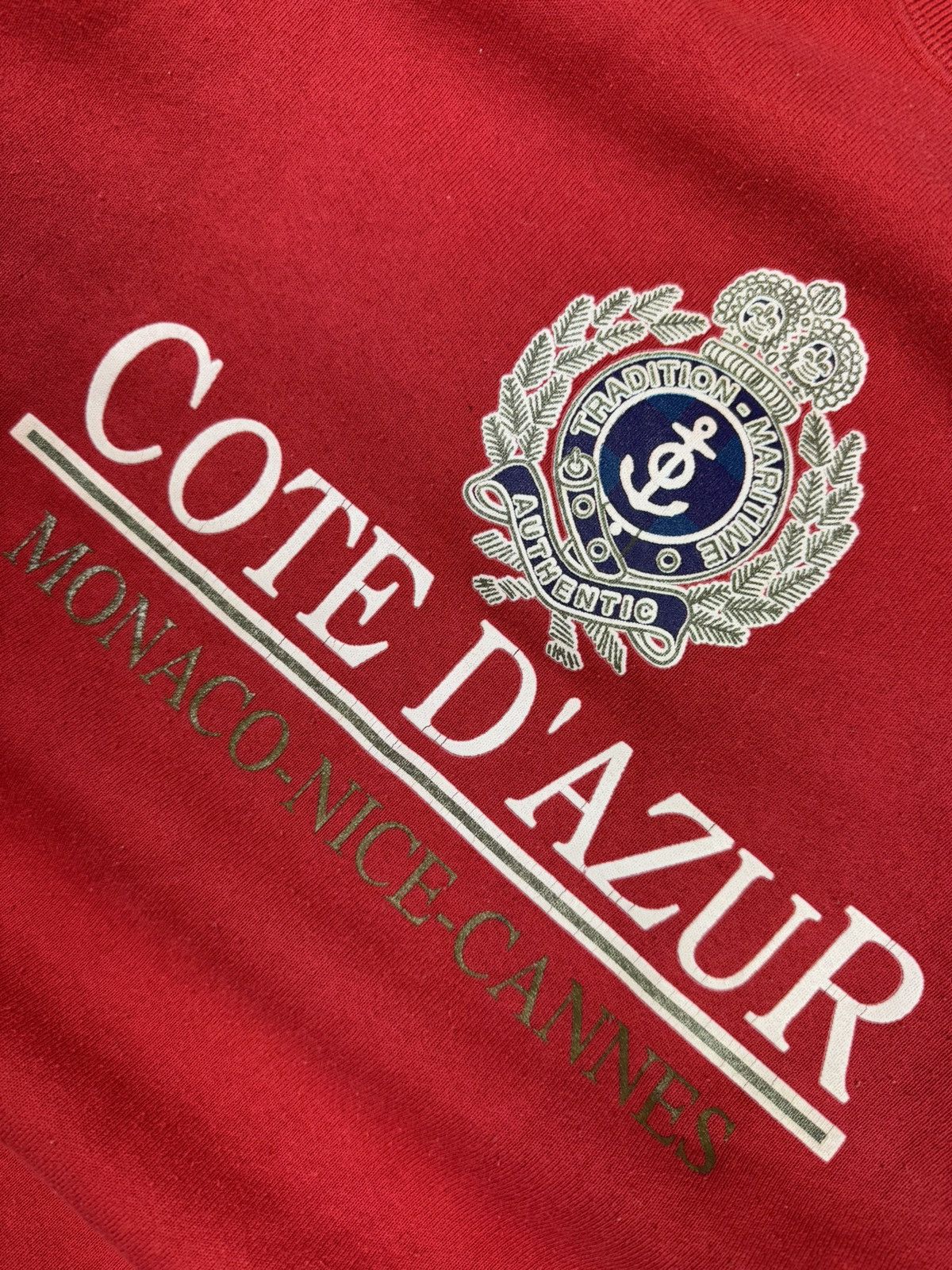 Other × Vintage Vintage 90s Côte d’Azur azure coast graphic sweatshirt Size US XL / EU 56 / 4 - 5 Thumbnail