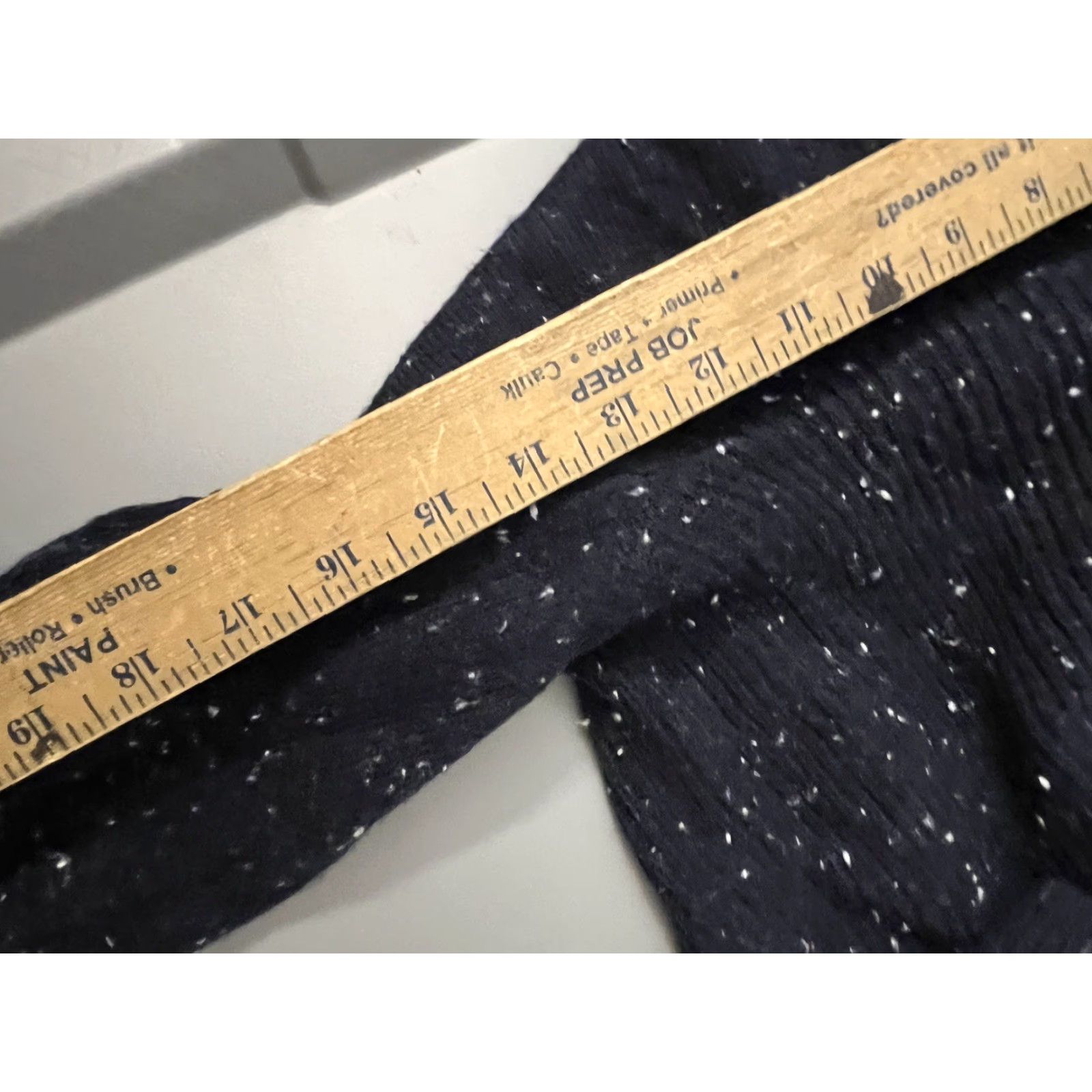 Loft Loft XS Navy Speckled Women Long Sleeve Cowl Neck Tunic Sweater Size XS / US 0-2 / IT 36-38 - 5 Thumbnail