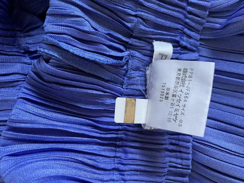 Issey Miyake issey miyake size:3 Blue pleated pants Size 42" / US 20 - 3 Thumbnail