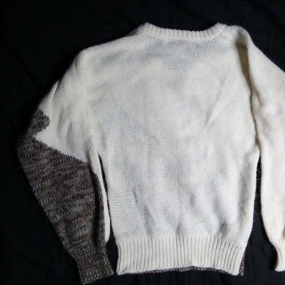 Other Vintage 70s Pykettes Zig Zag Sharktooth V-Neck Sweater Size XS / US 0-2 / IT 36-38 - 7 Thumbnail