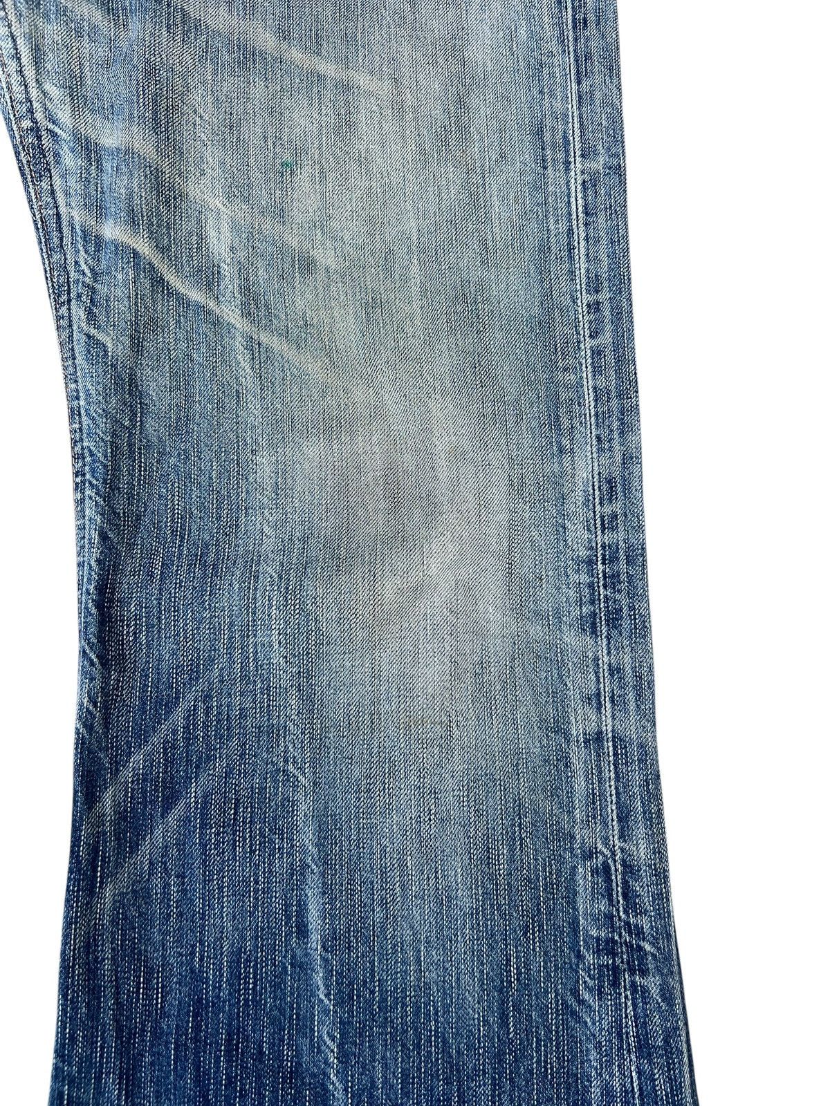 Edwin Vintage Y2K Edwin 503 BT500 Dirty Mud Denim Flare Jeans Size US 32 / EU 48 - 10 Thumbnail