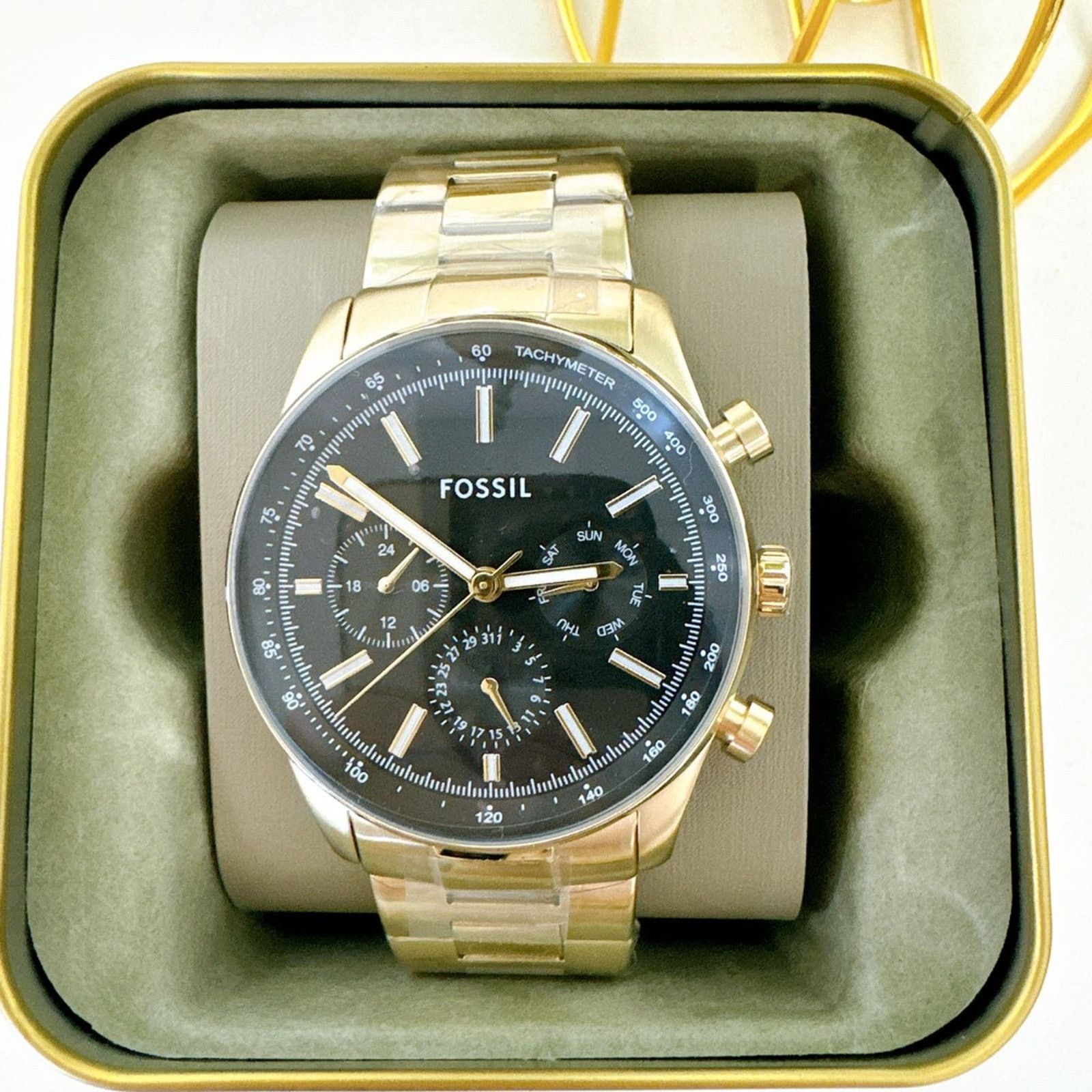 Fossil Fossil BQ2855 Sullivan Multifunction Gold Stainless Watch Size ONE SIZE - 3 Thumbnail