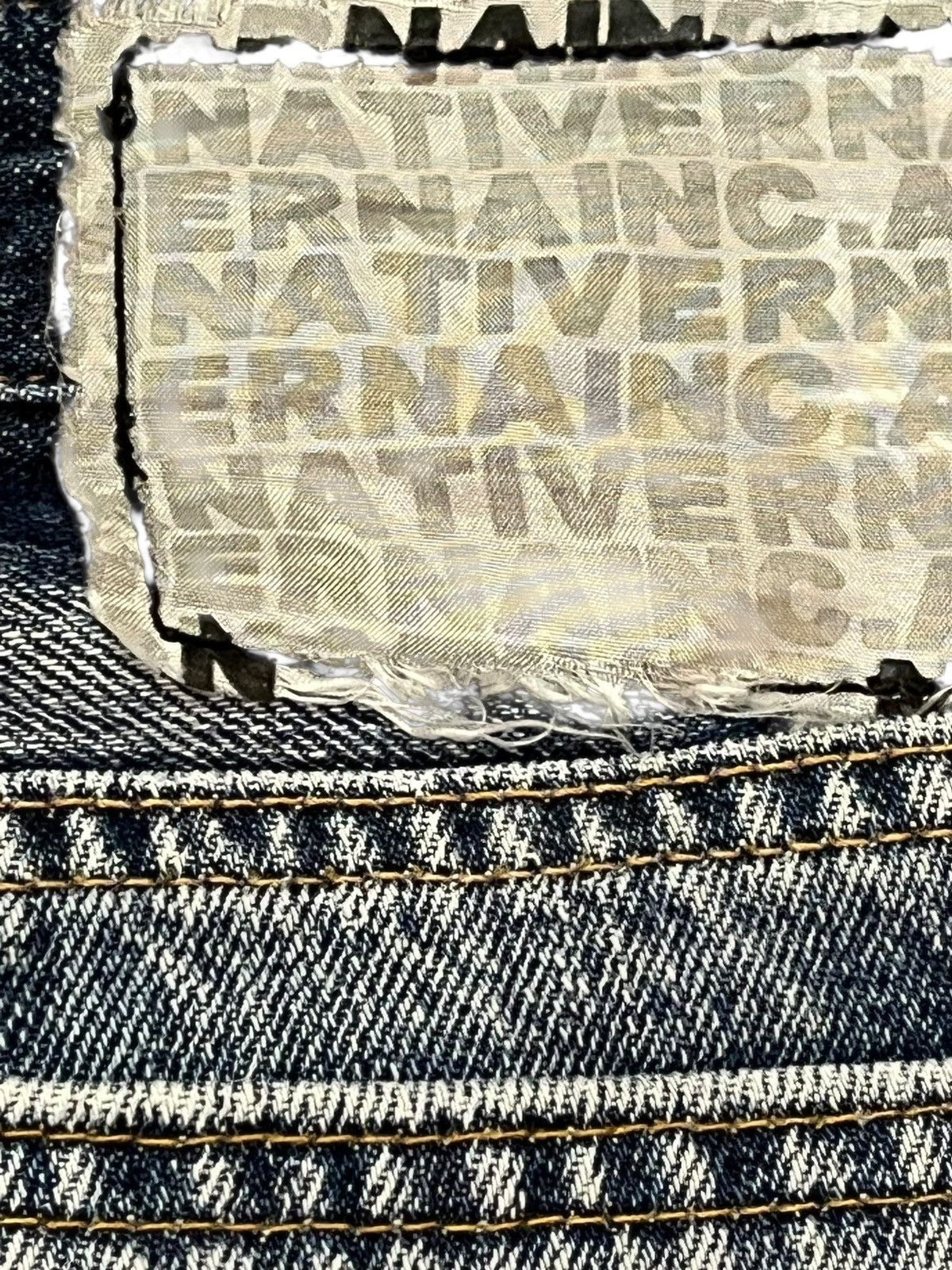 Hysteric Glamour Vintage RNAINC Faded Grunge Distressed Denim Size US 33 - 8 Thumbnail