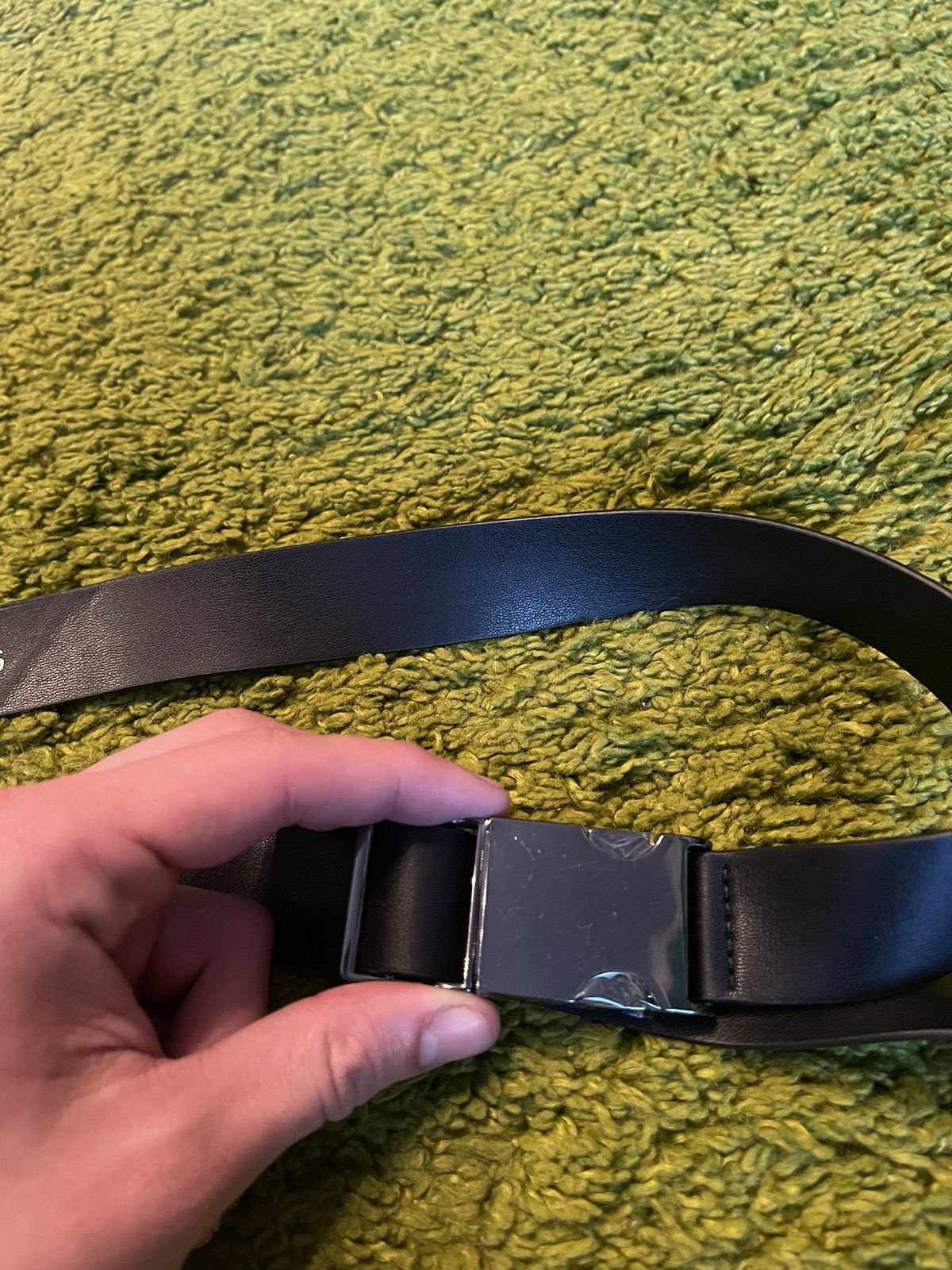 Max Mara Max Mara Studio real soft leather fastex long belt black Size ONE SIZE - 10 Thumbnail