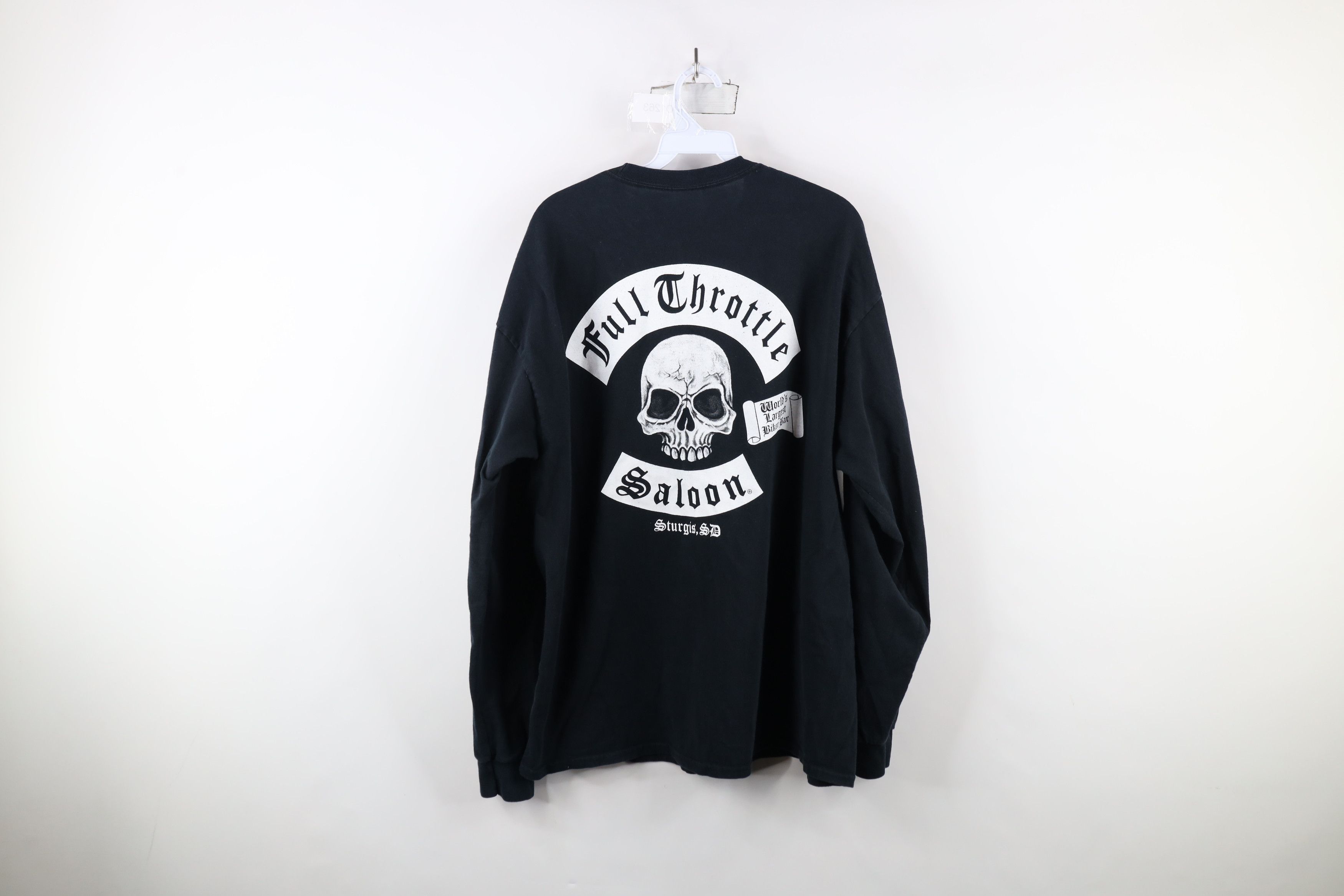 Vintage Vintage Streetwear Saloon Motorcycle Long Sleeve T-Shirt Size US XXL / EU 58 / 5 - 13 Thumbnail